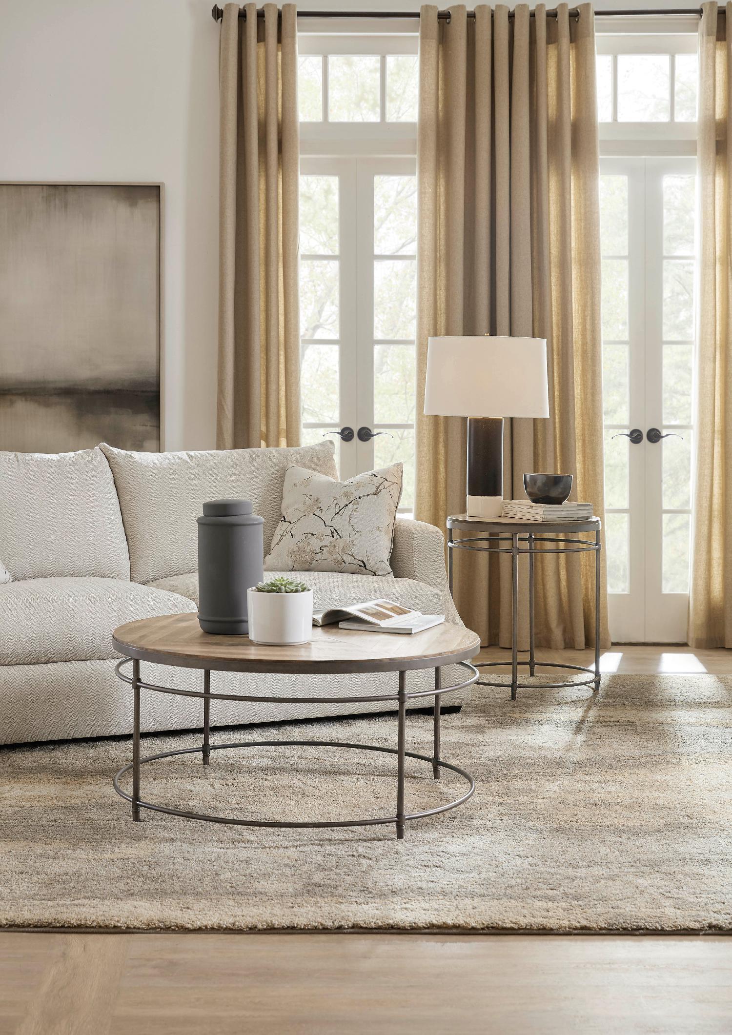 St. Armand Round Cocktail Table - Image 4
