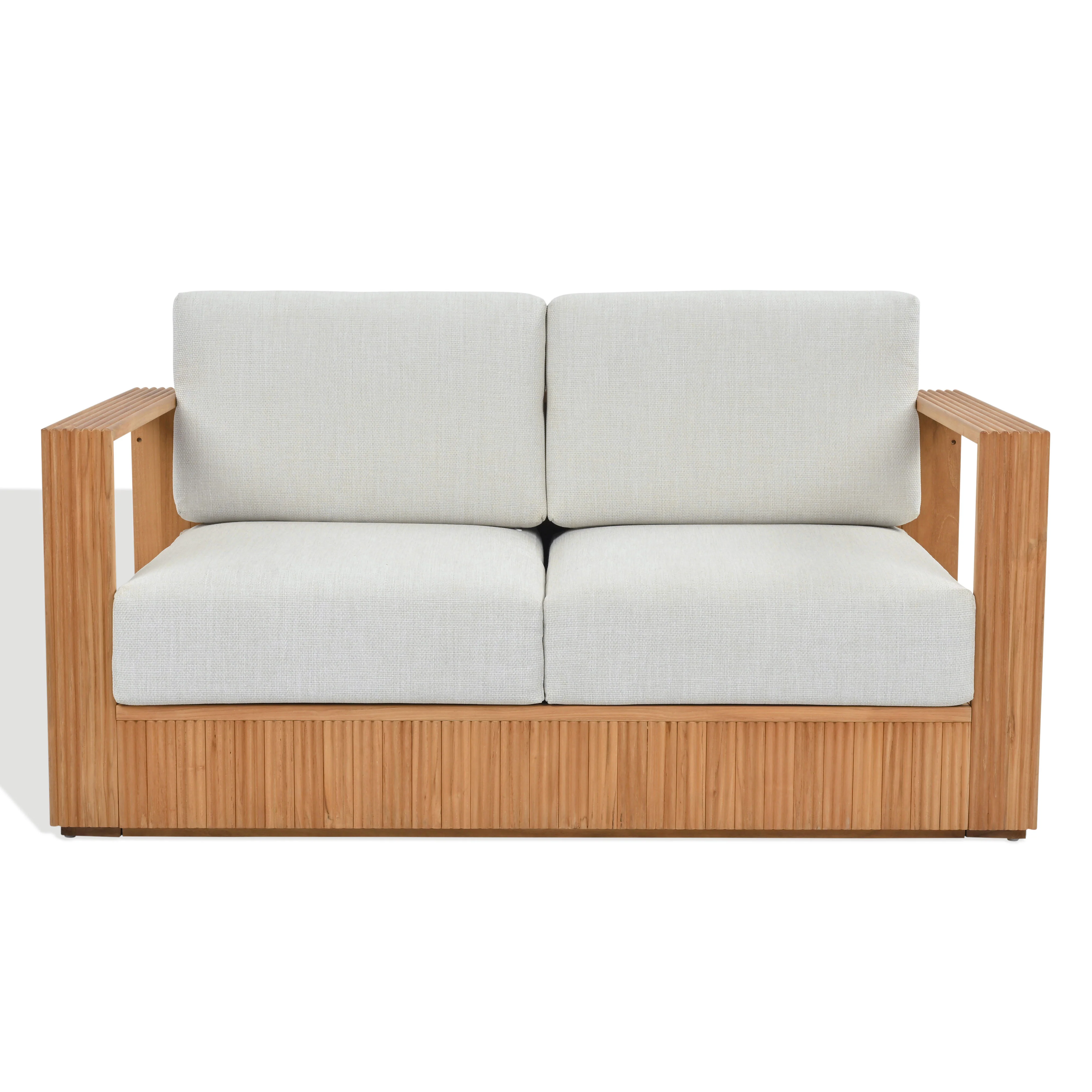 St Lucia Teakwood Loveseeat
