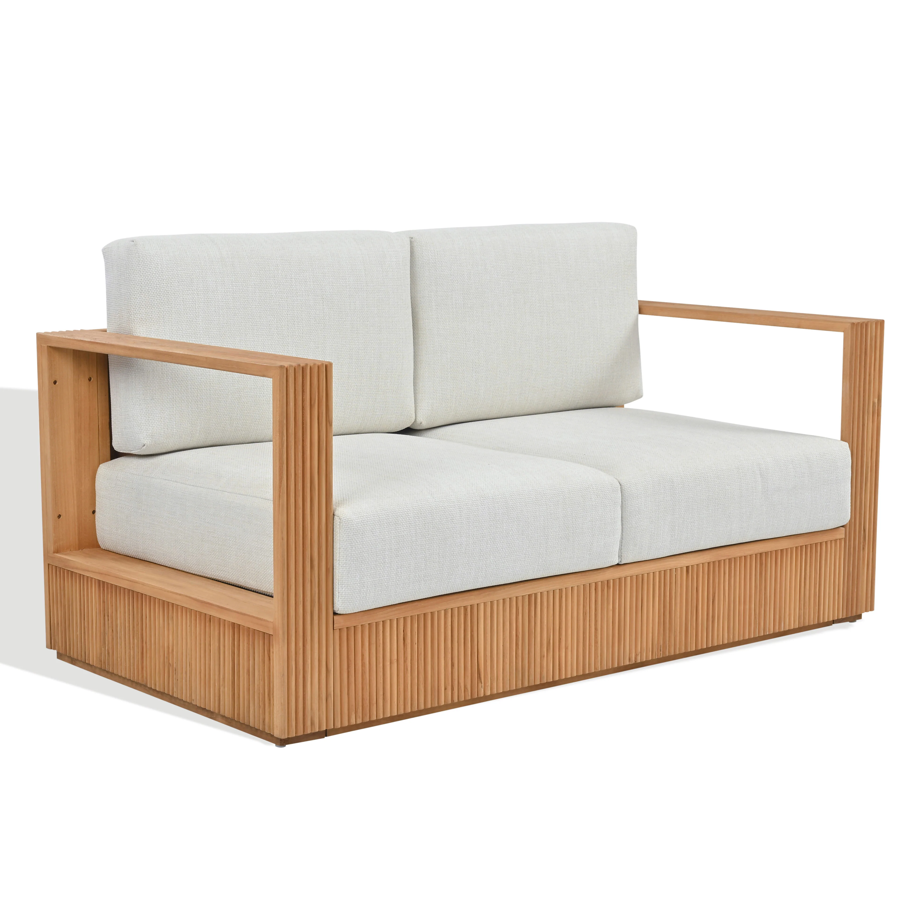 St Lucia Teakwood Loveseeat - Image 2