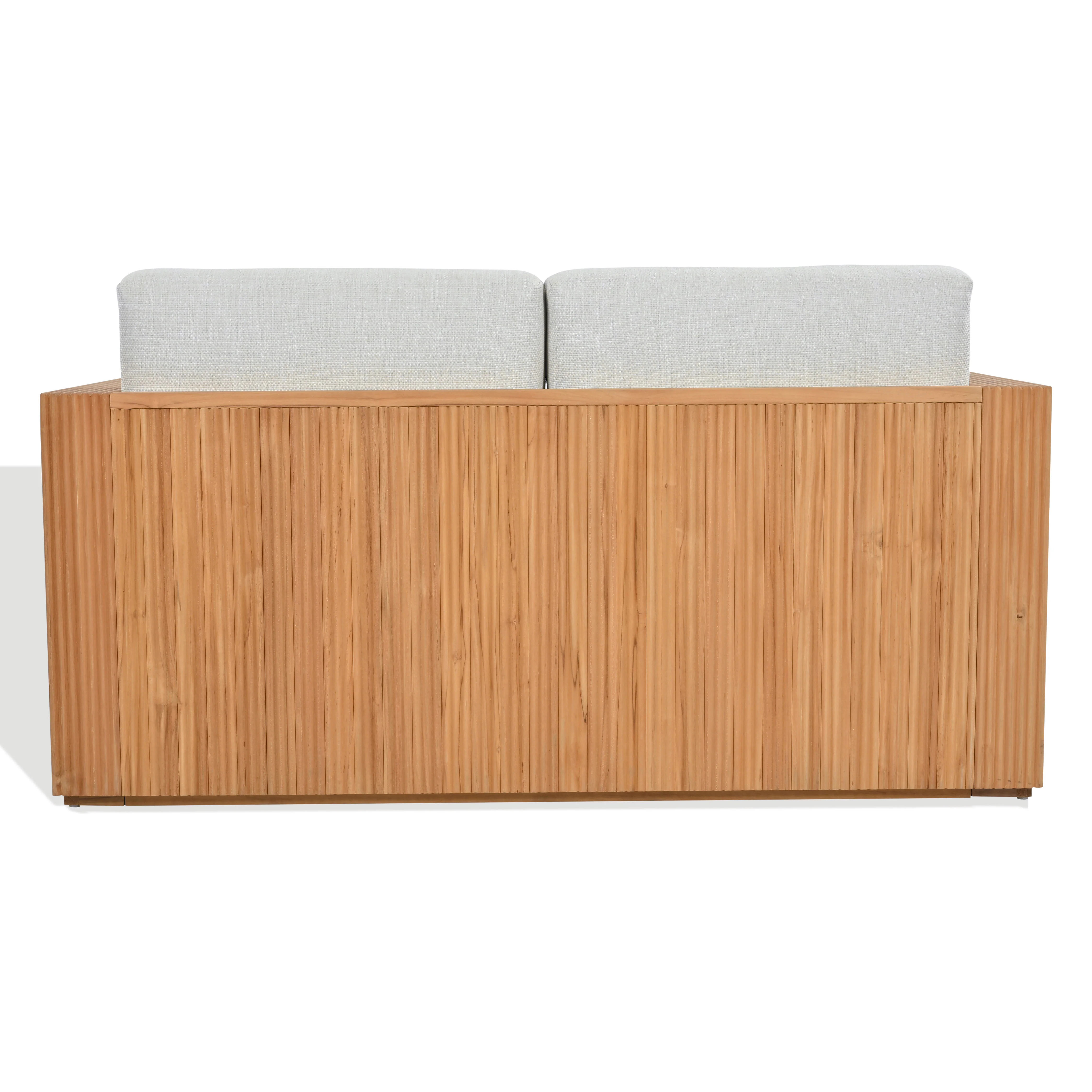 St Lucia Teakwood Loveseeat - Image 4