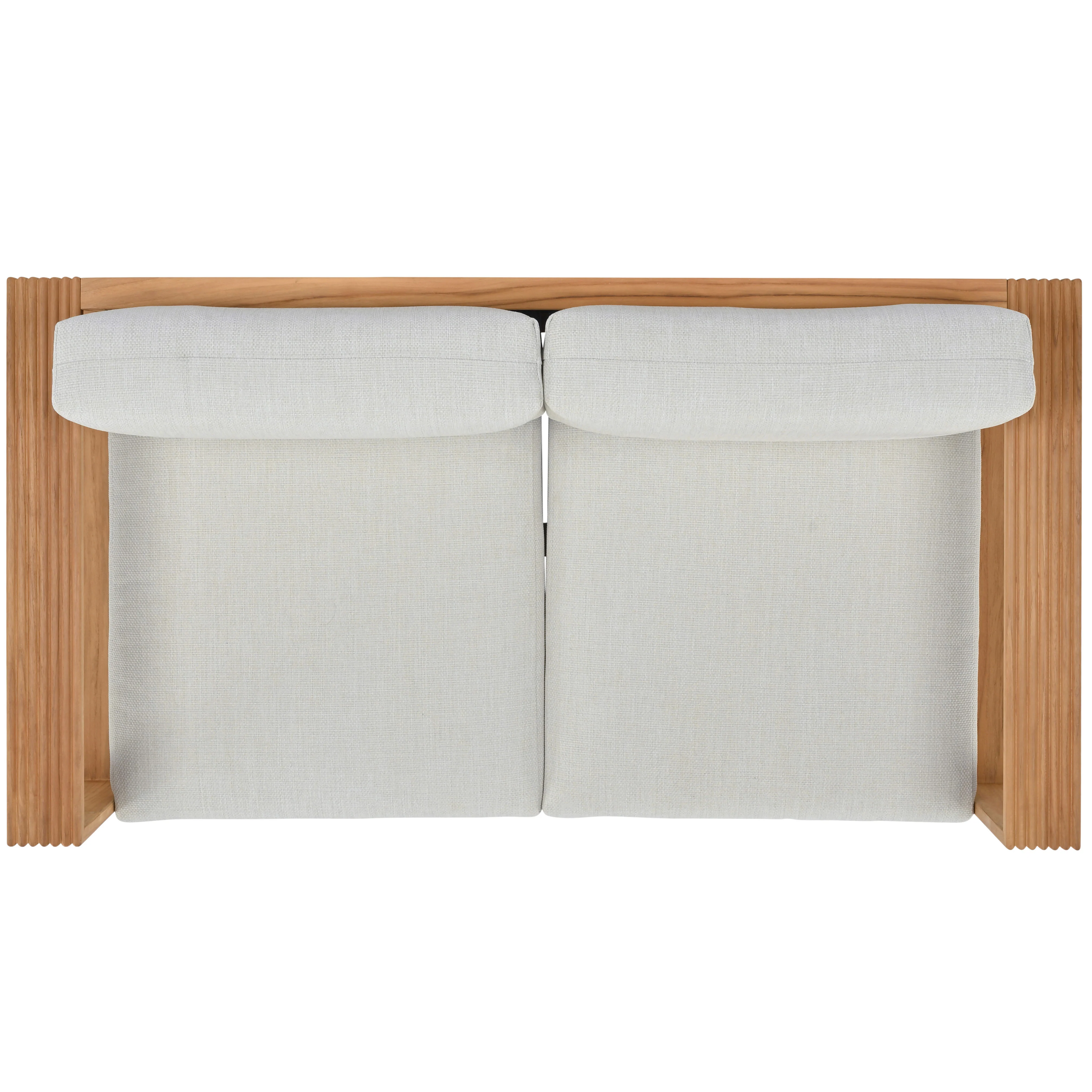 St Lucia Teakwood Loveseeat - Image 7