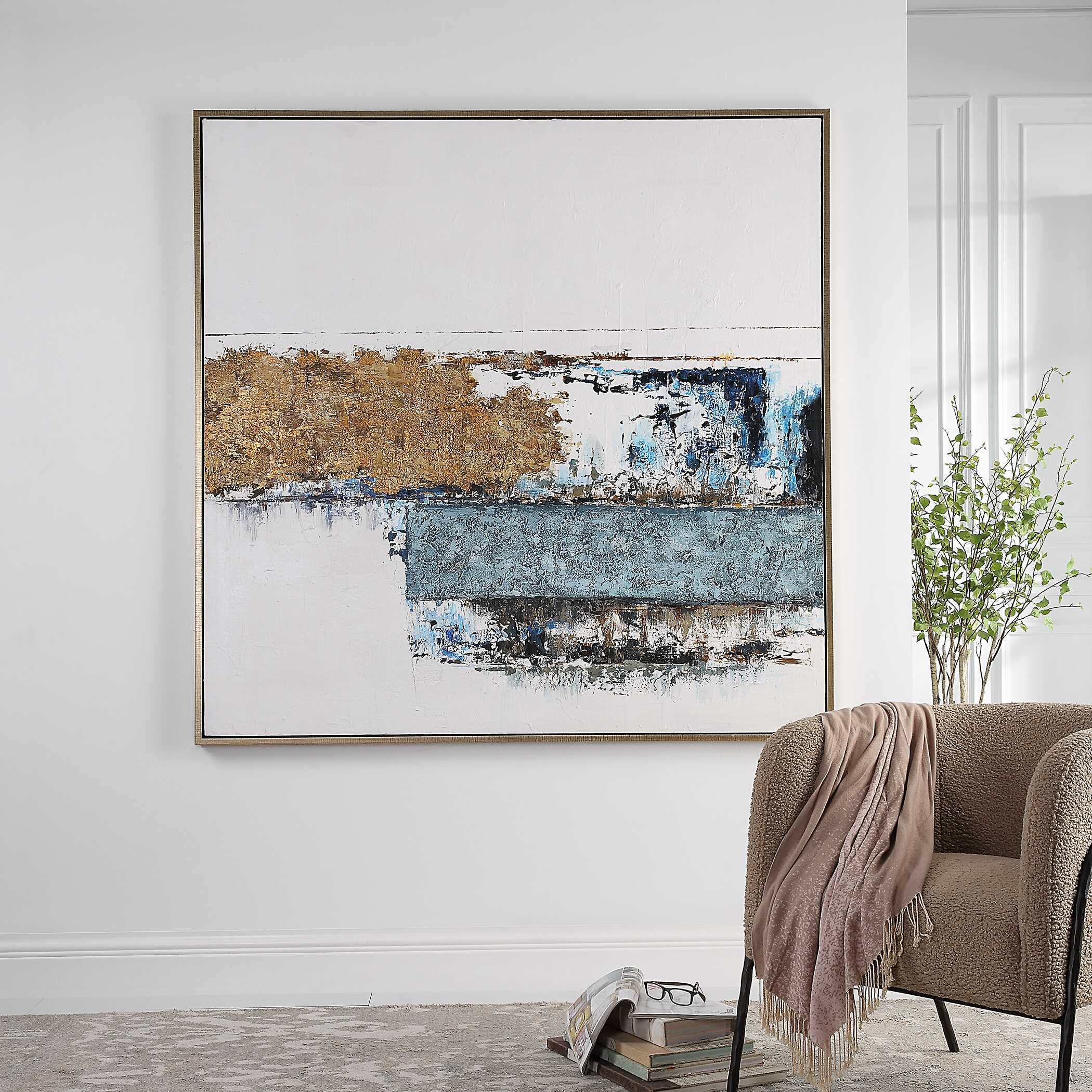 Stacked Against Hand Painted Canvas - Image 2