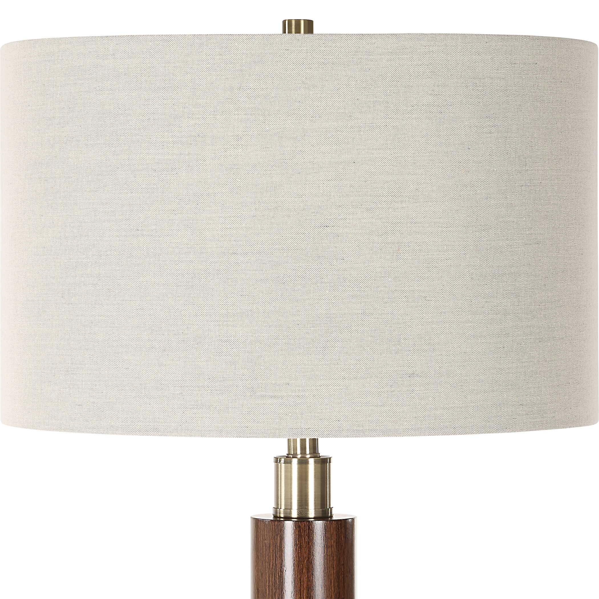 Stacked Wooden Floor Lamp - Image 5