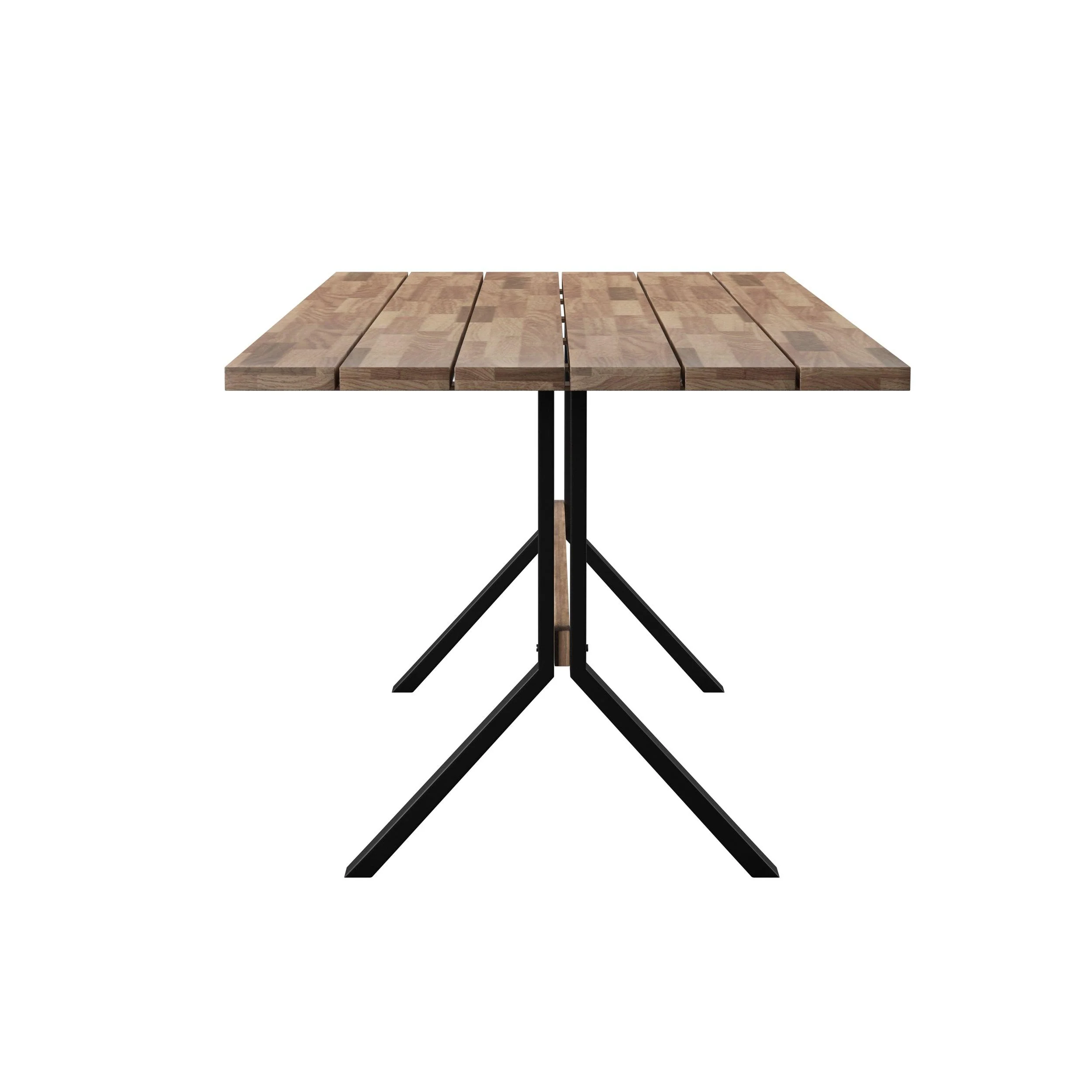 Standlake Slatted Outdoor Dining Table - Image 4