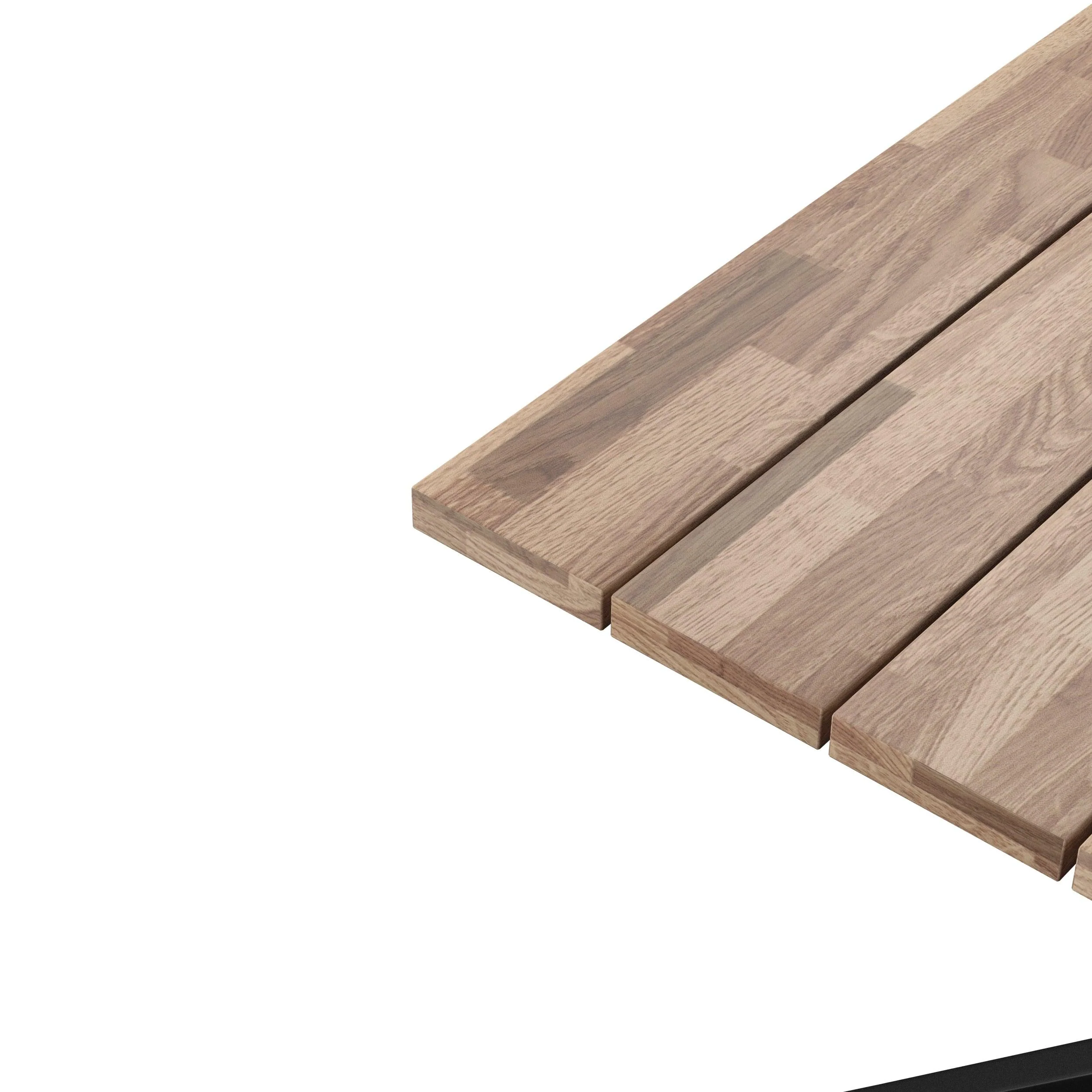 Standlake Slatted Outdoor Dining Table - Image 6