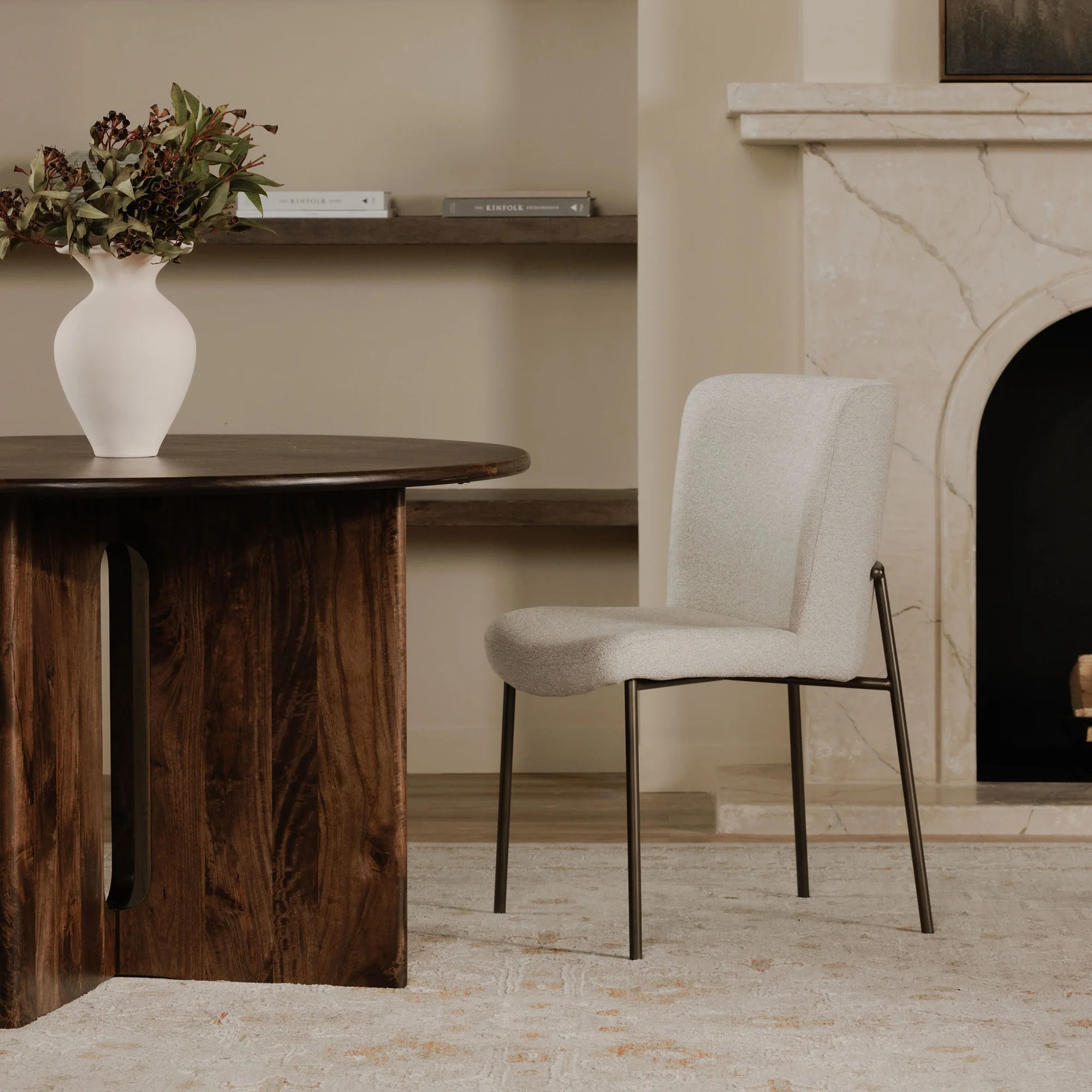 Stanley Dining Table Dark Brown - Image 2