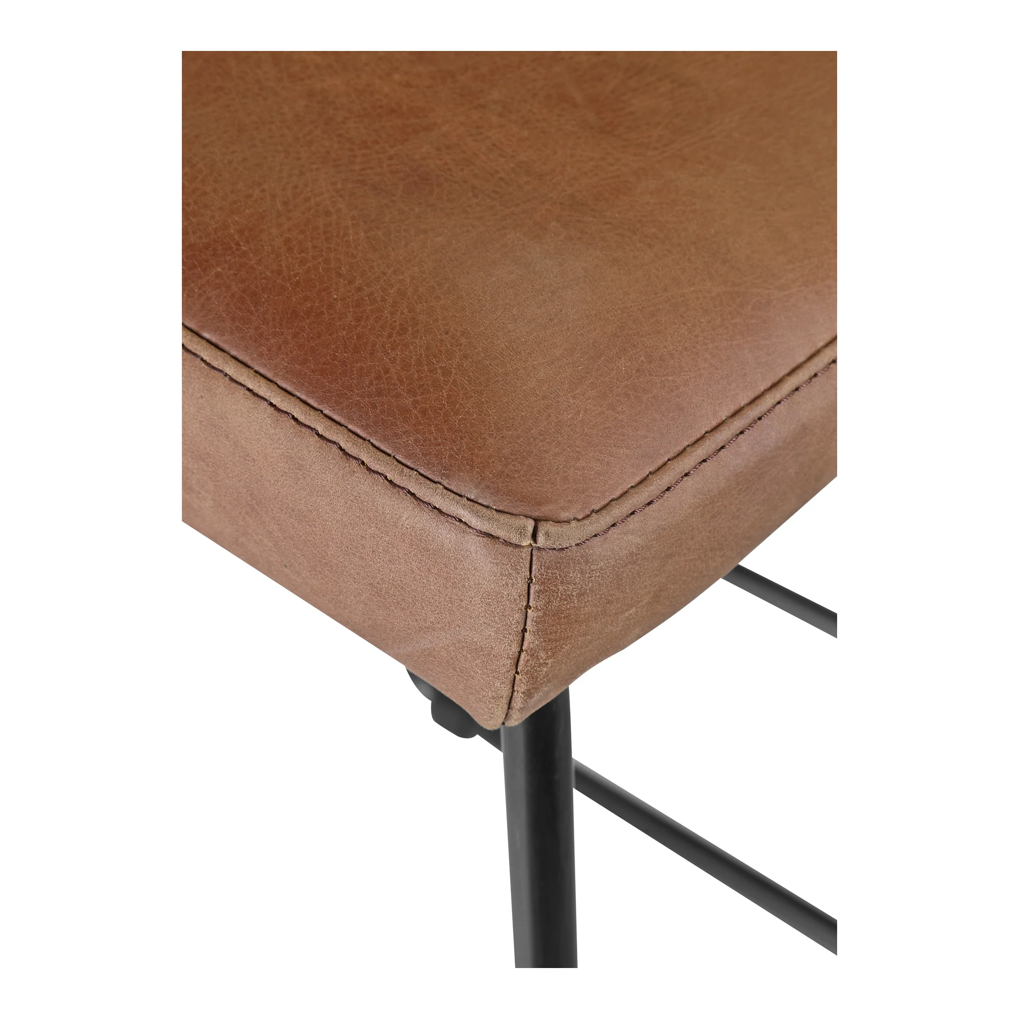 Starlet Counter Stool Open Road Brown Leather - Set Of Two - Image 10