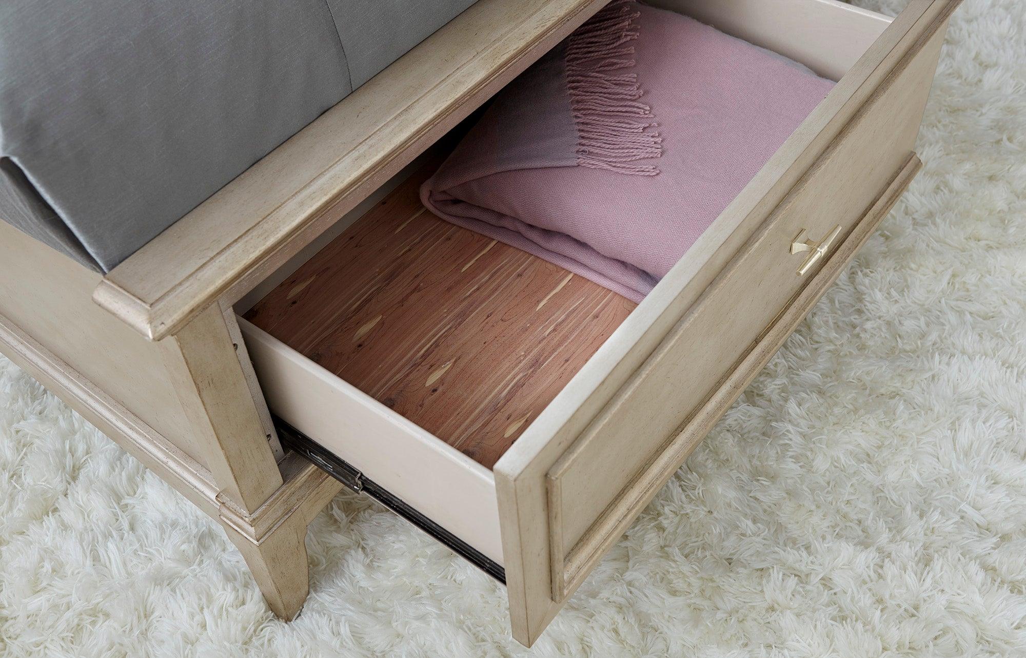 Starlite Upholstered Panel Bed with Storage - Image 3