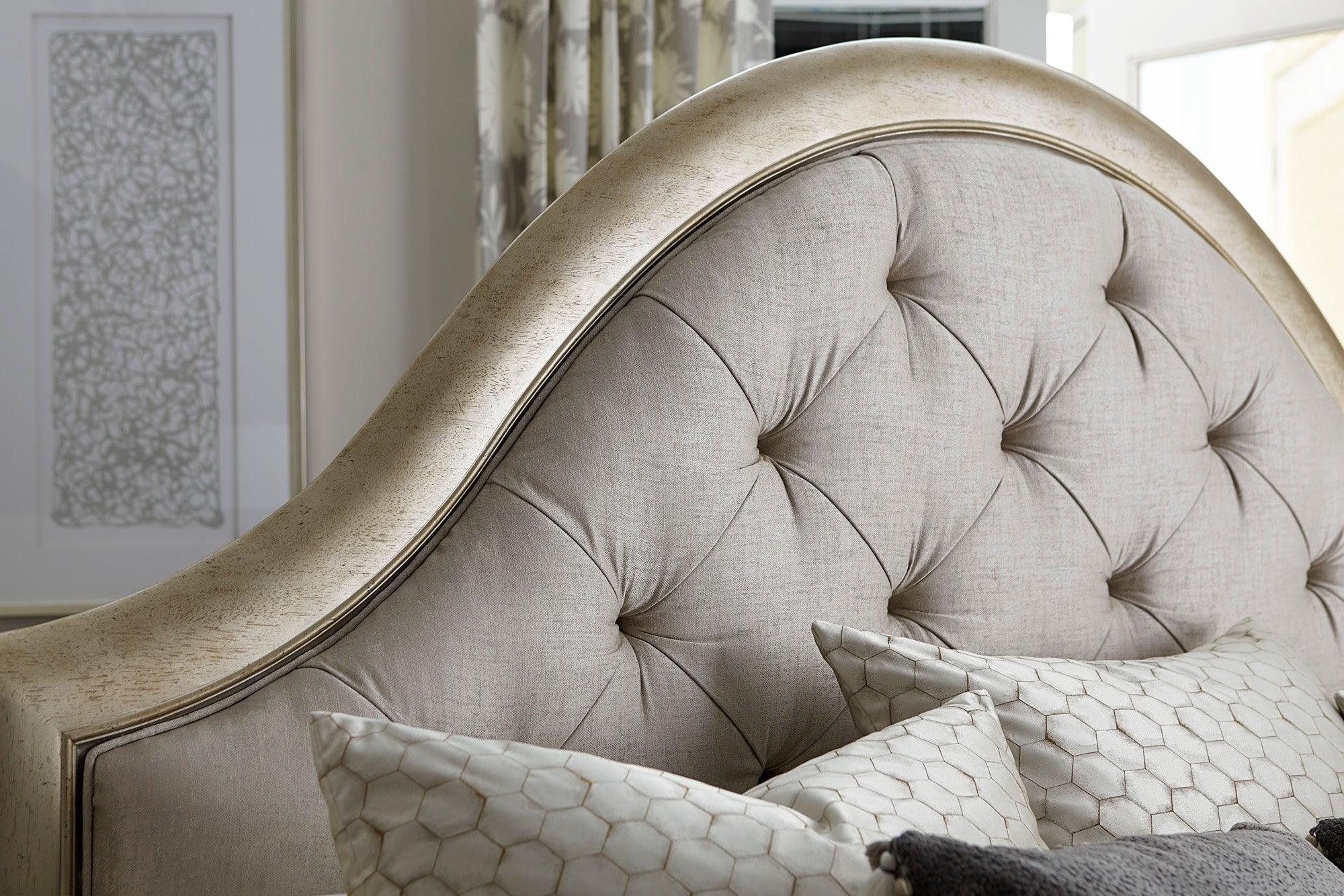 Starlite Upholstered Panel Bed with Storage - Image 4