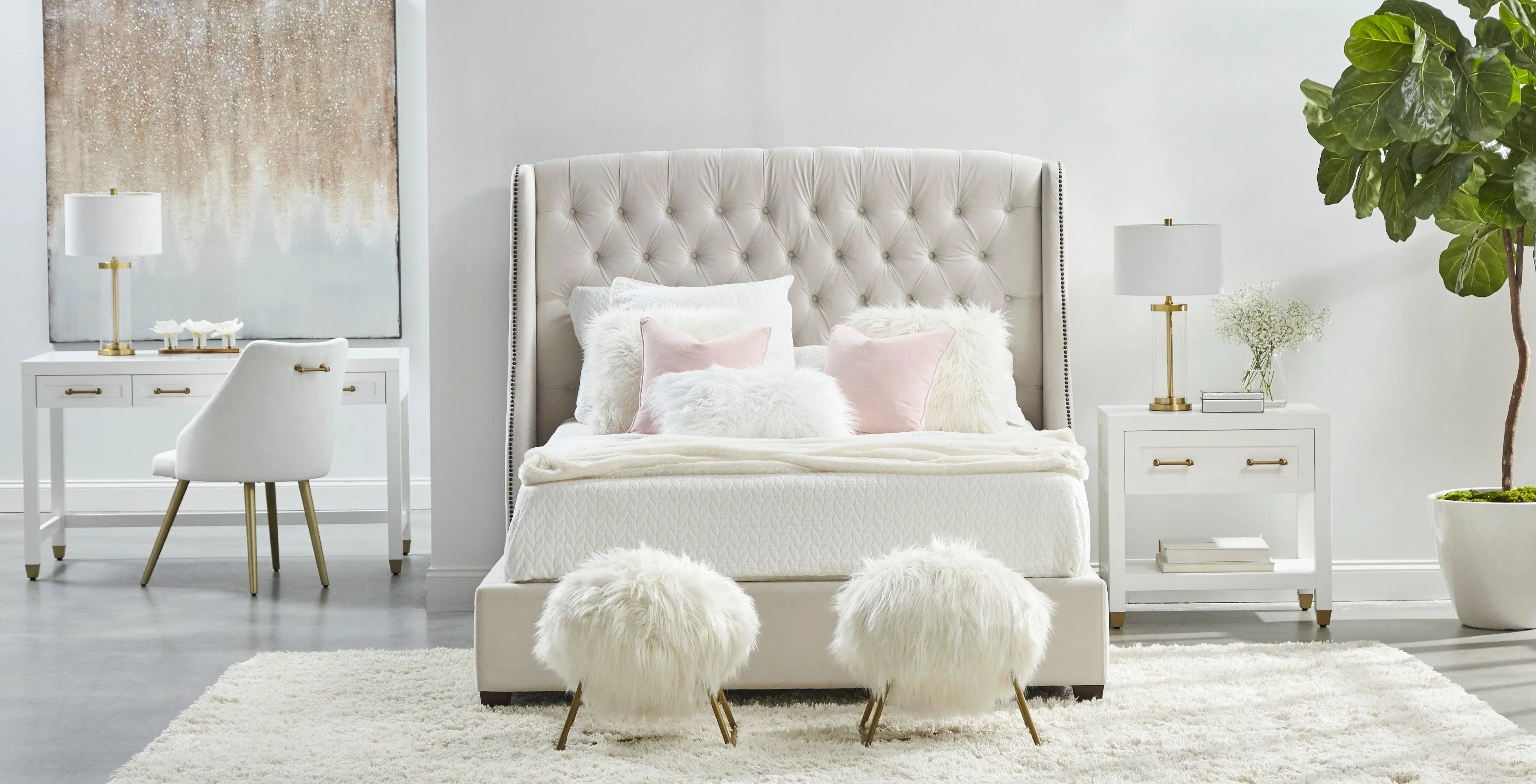 Stella 1-Drawer Nightstand - Image 10