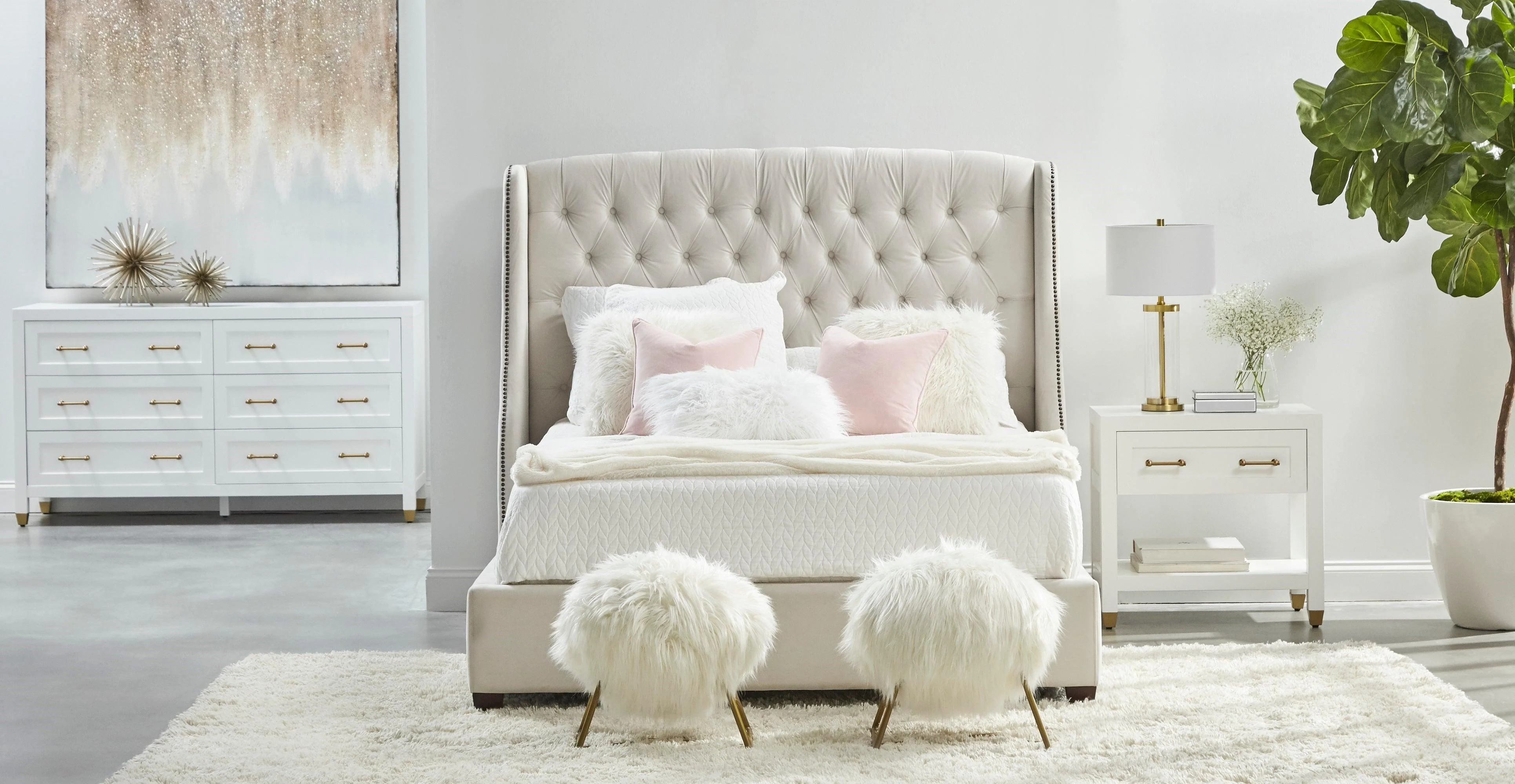 Stella 1-Drawer Nightstand - Image 11