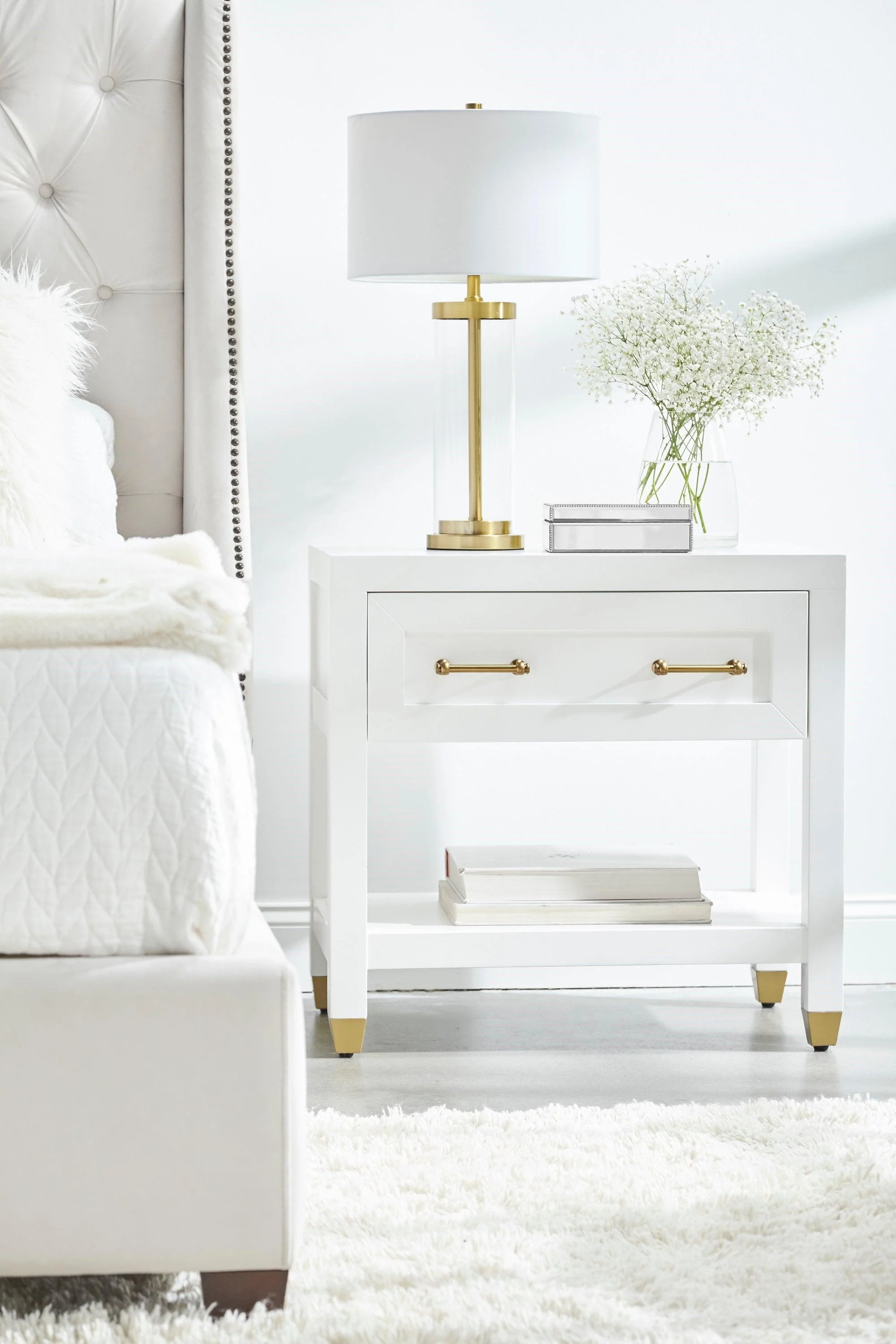 Stella 1-Drawer Nightstand - Image 7