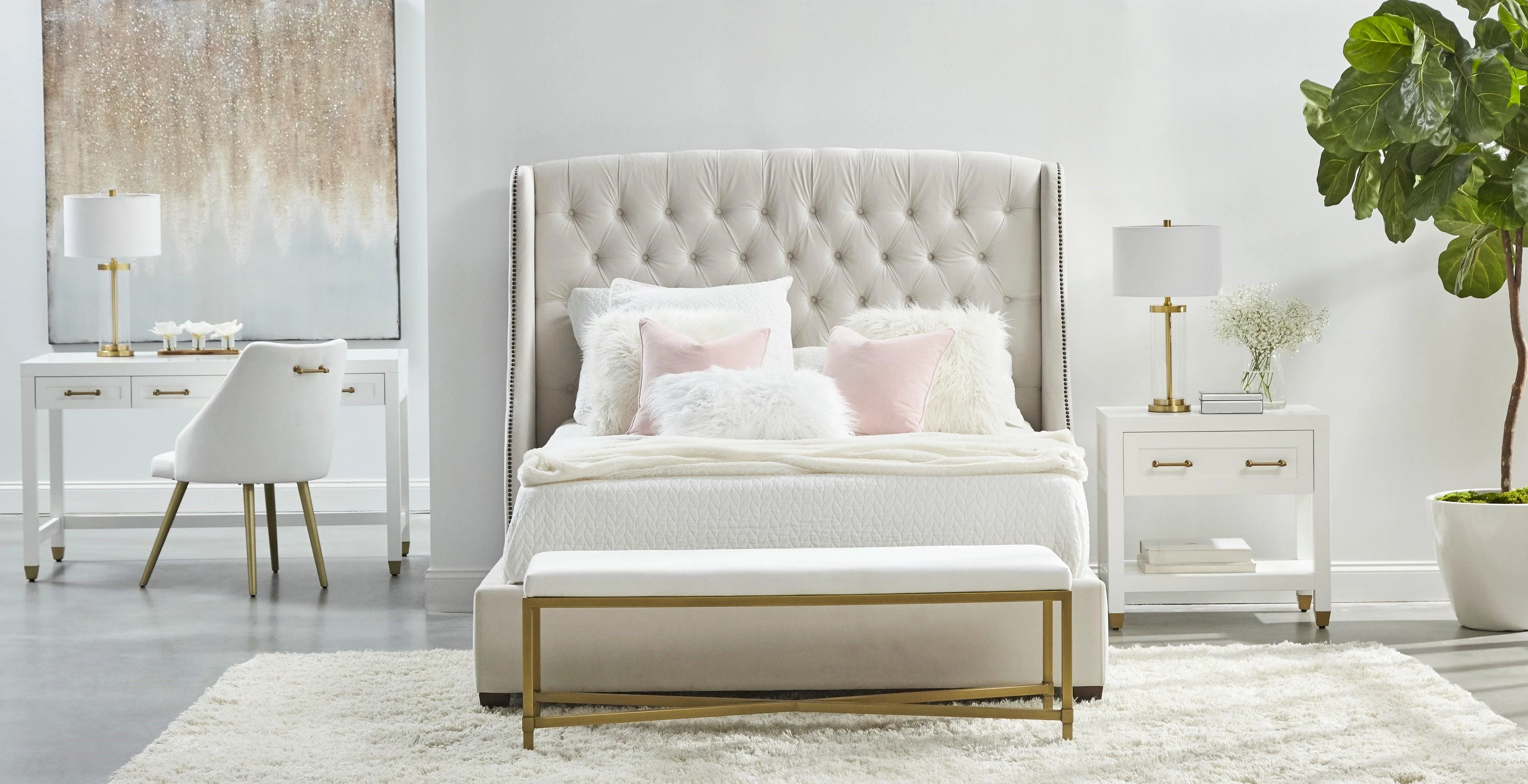 Stella 1-Drawer Nightstand - Image 9