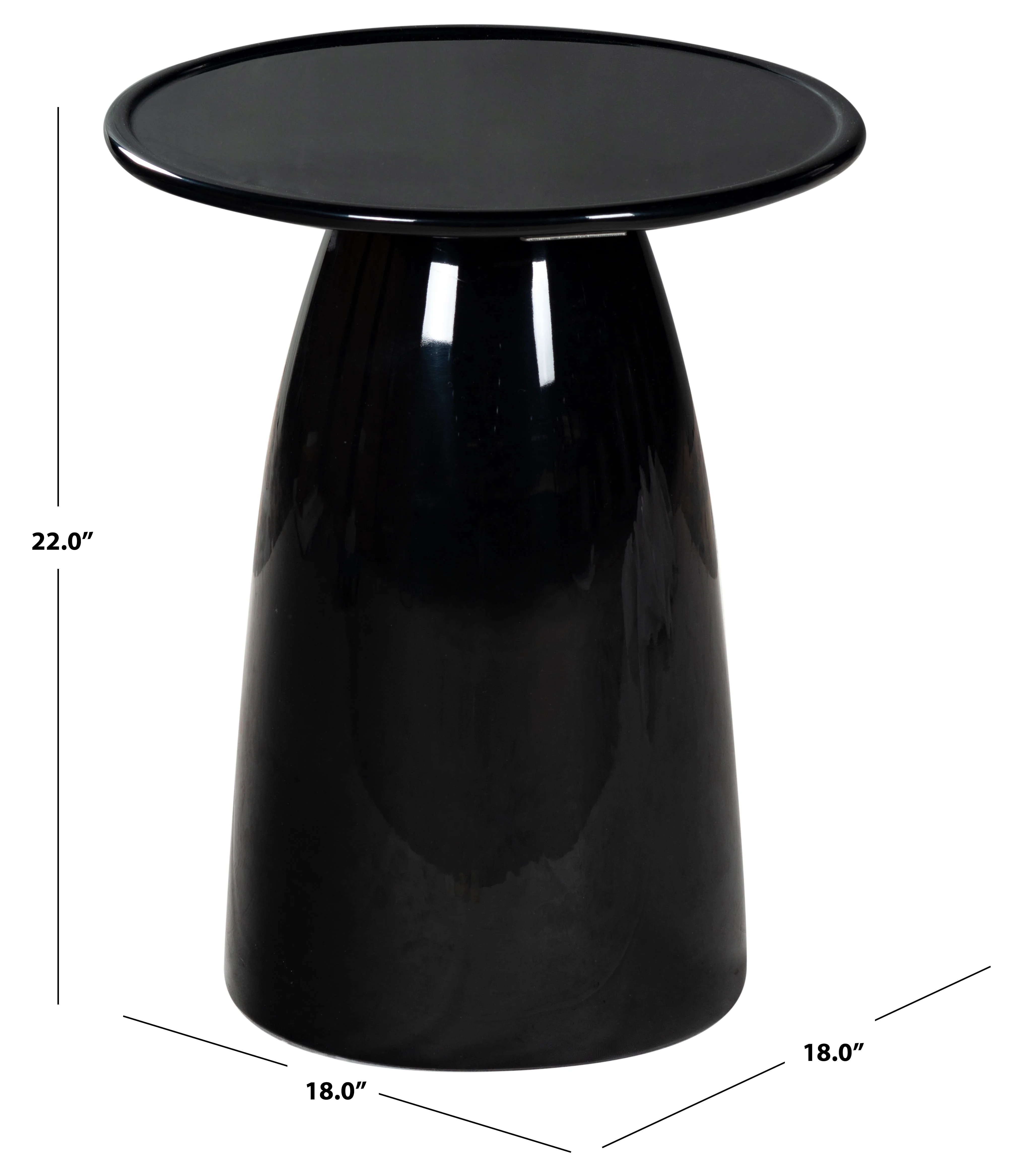 Stephan Concrete High Gloss Finish Accent Table - Image 14
