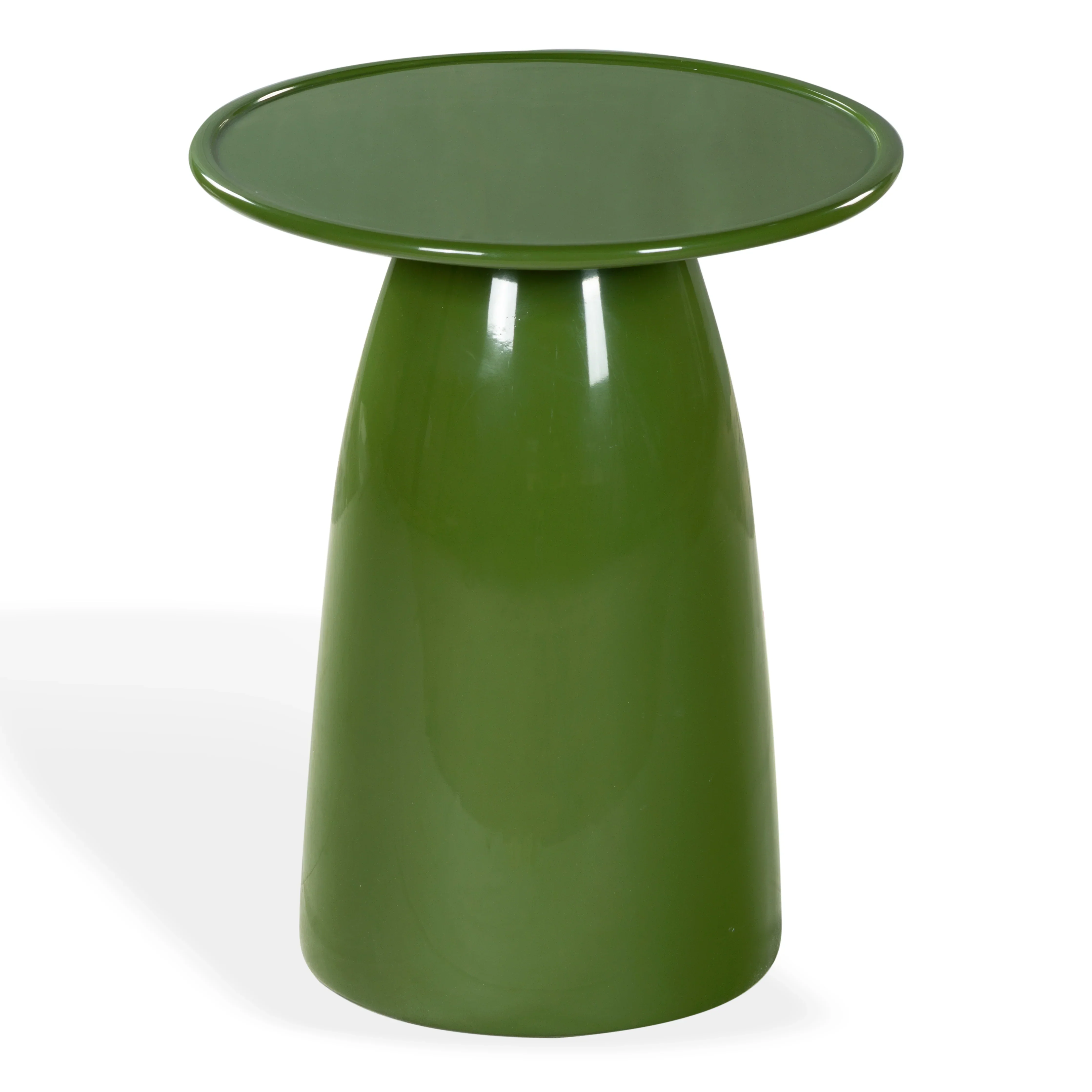 Stephan Concrete High Gloss Finish Accent Table - Image 2