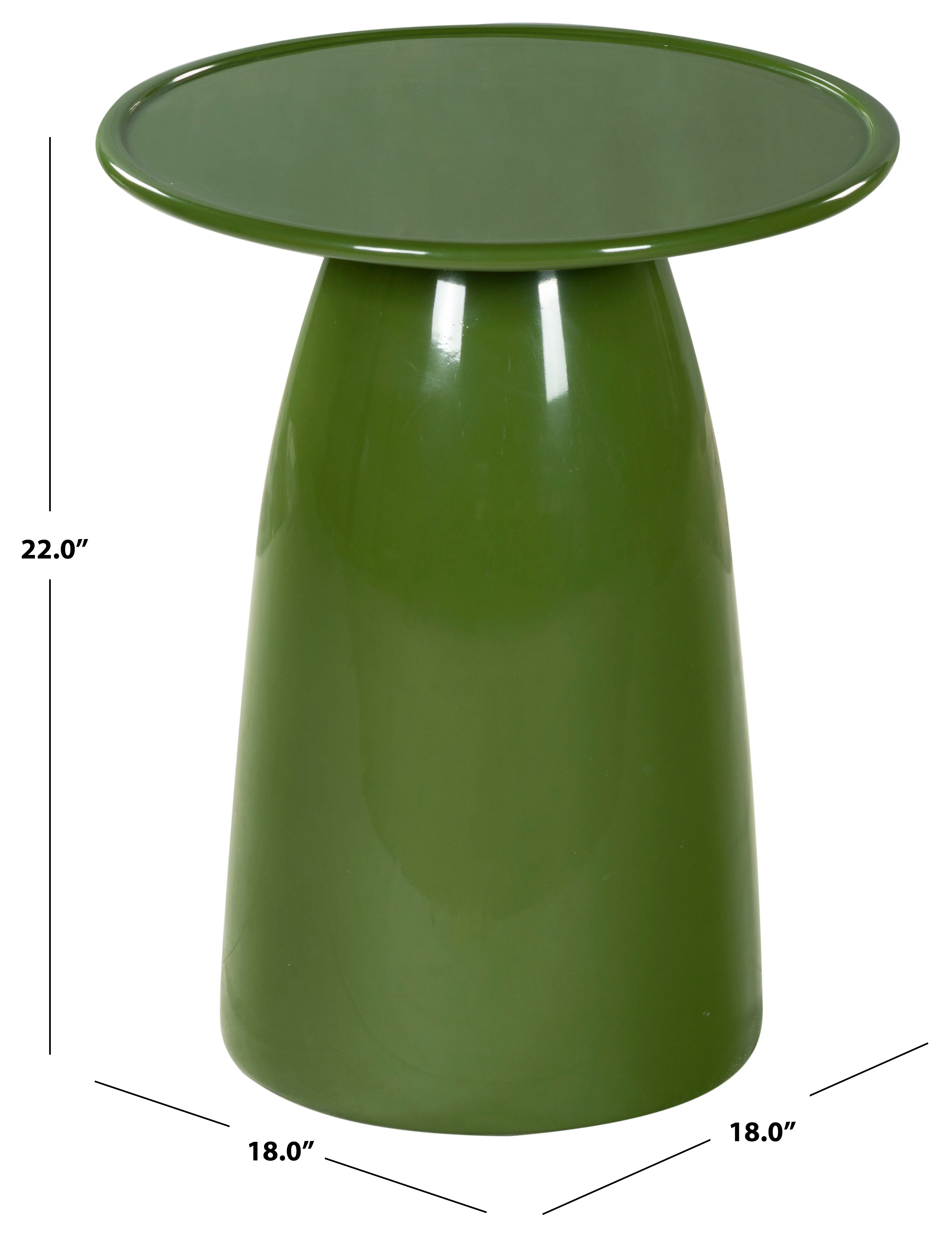 Stephan Concrete High Gloss Finish Accent Table - Image 8