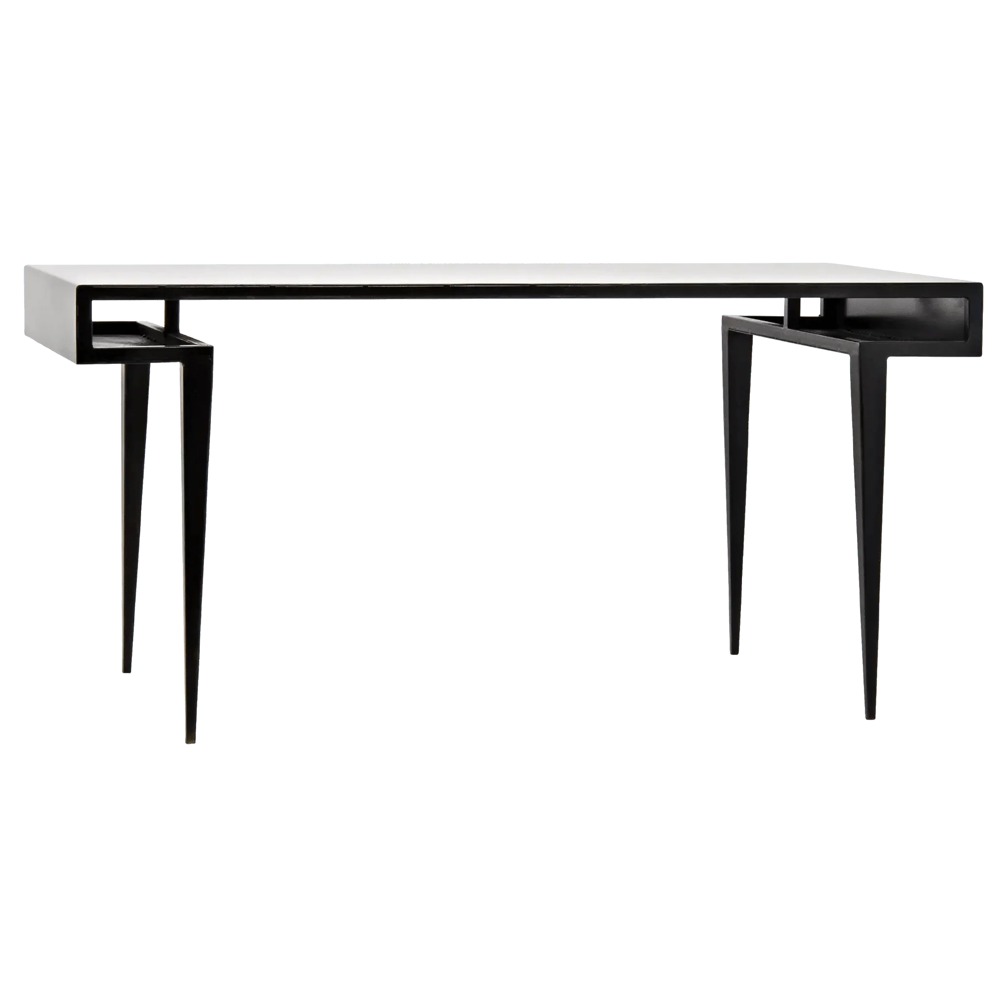 Stiletto Desk, Black Steel