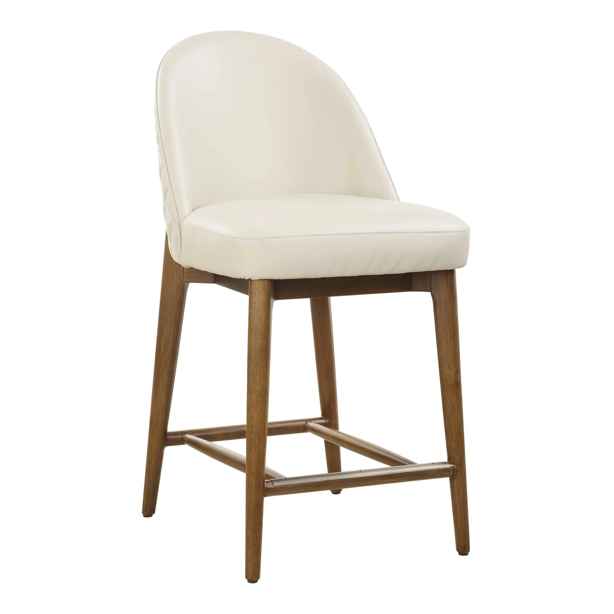 Stitches Leather Counter Stool - Image 3