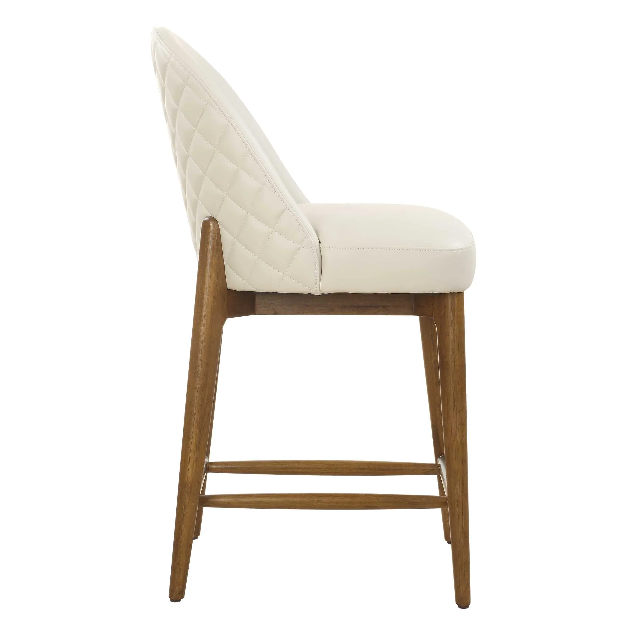 Stitches Leather Counter Stool - Image 4