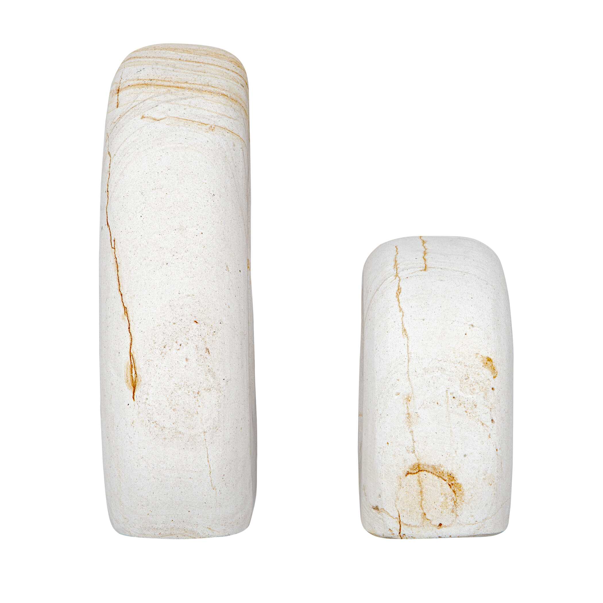 Stone Flow Outdoor Sculptures - Set of 2 - Image 8