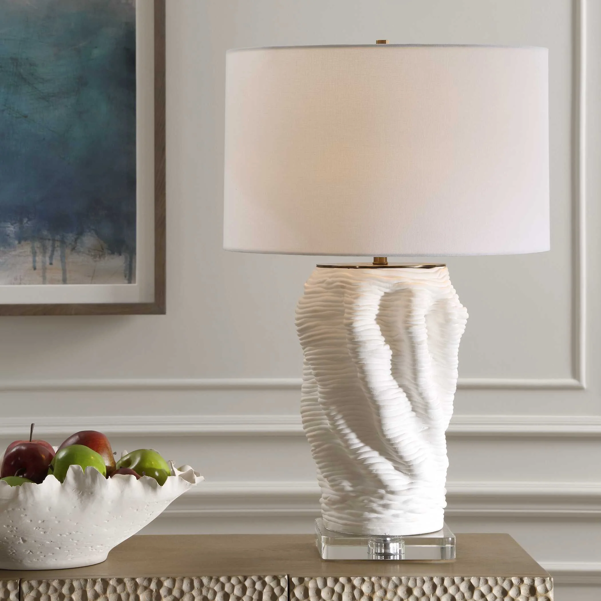 Stratified White Table Lamp - Image 2