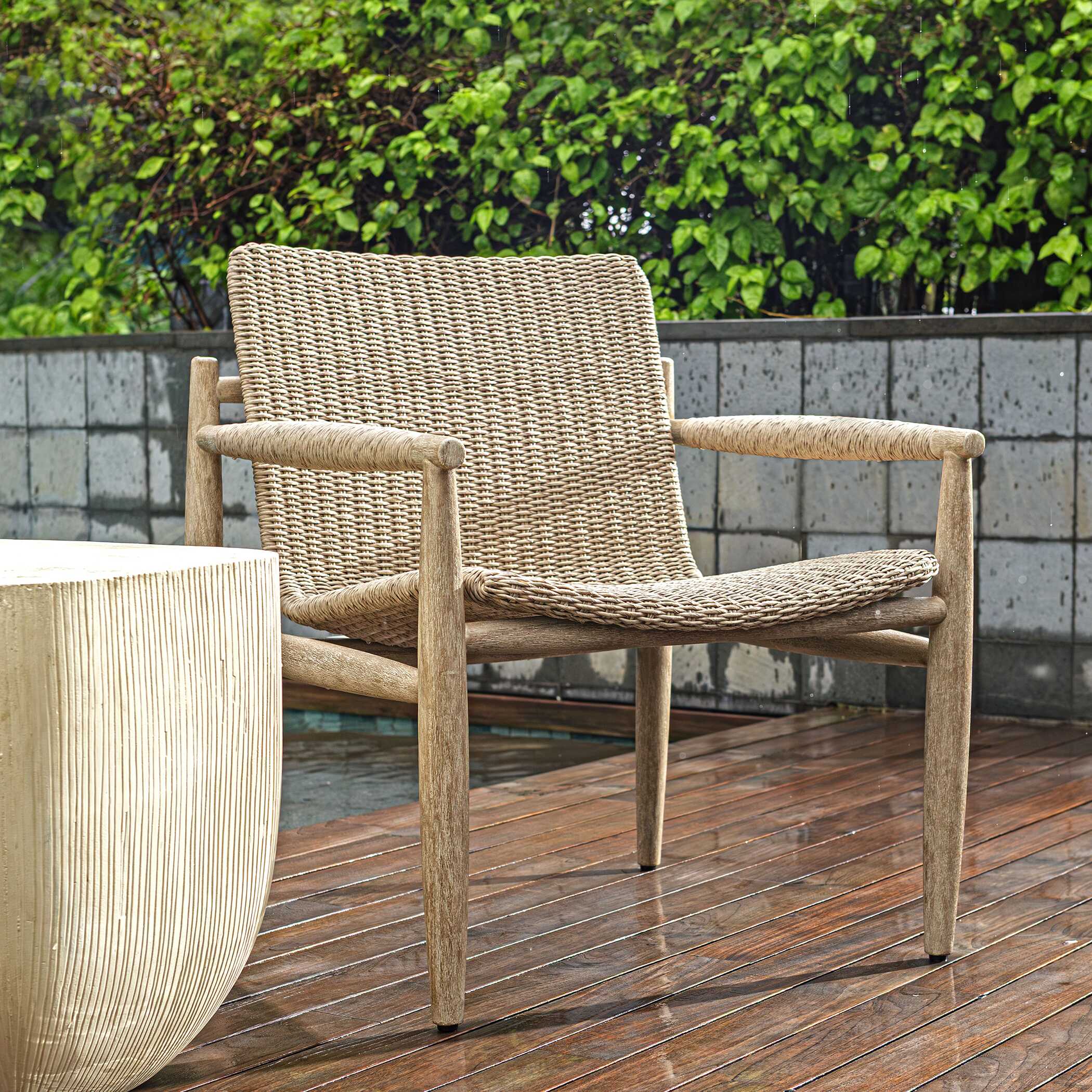 Sumba Wicker Outdoor Lounge Chair - Image 4