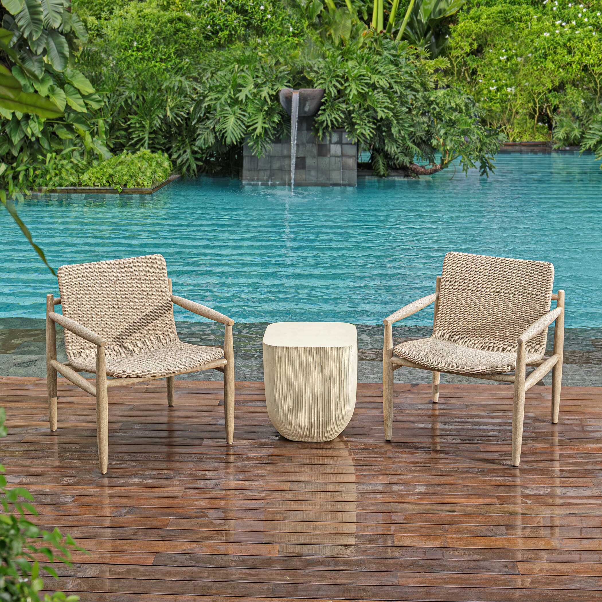 Sumba Wicker Outdoor Lounge Chair - Image 6