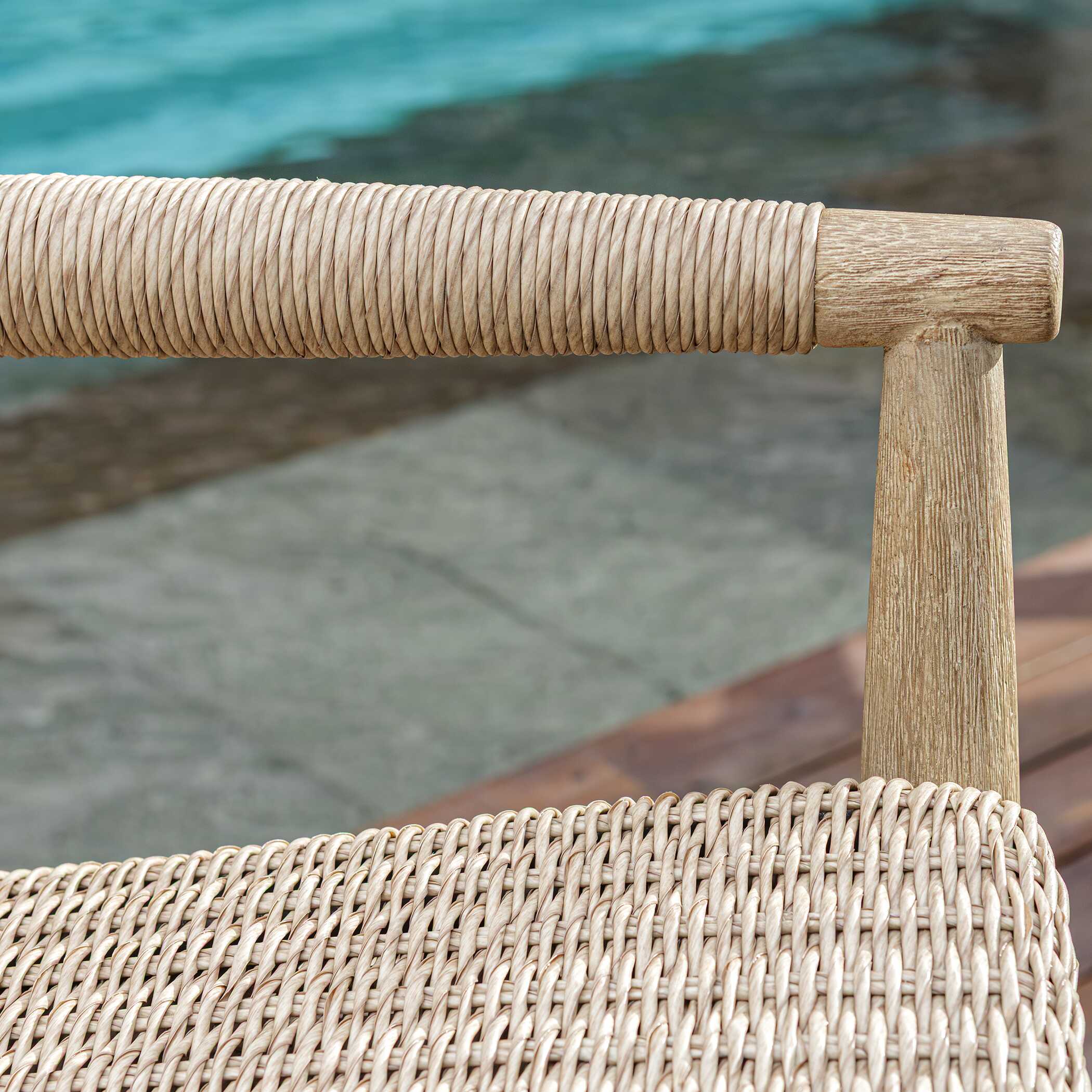 Sumba Wicker Outdoor Lounge Chair - Image 9