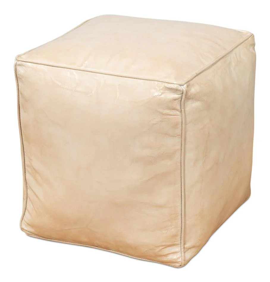 Sunday Afternoon Leather Cube