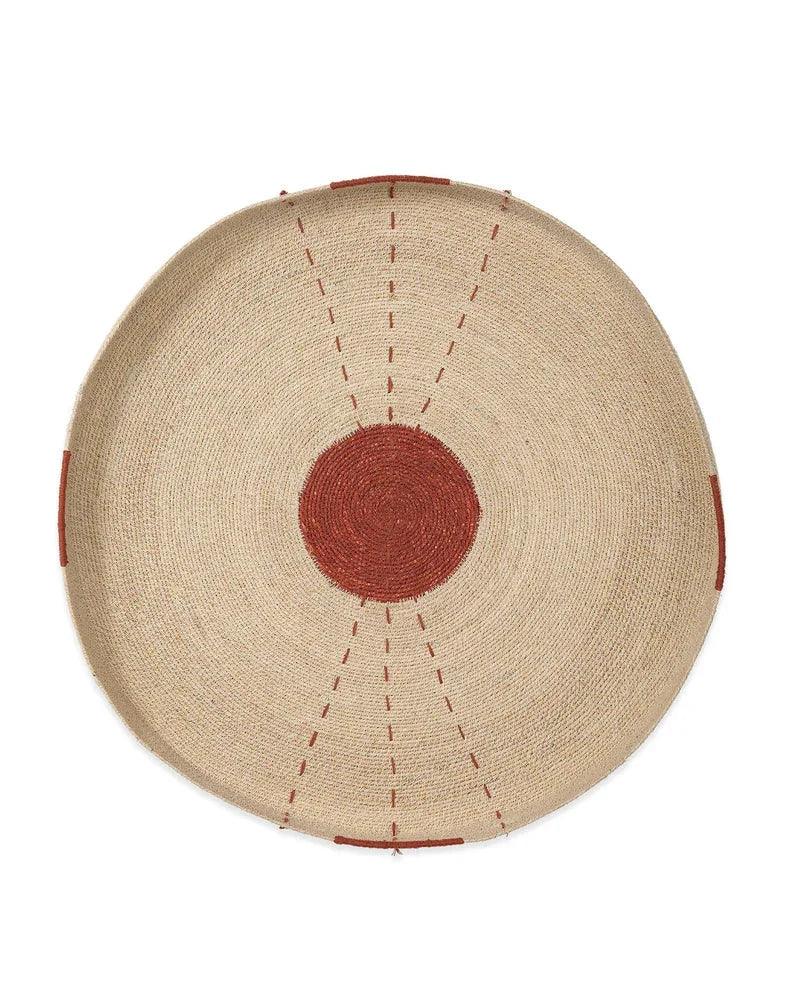 Sundial Seagrass Round Wall Art - Image 3