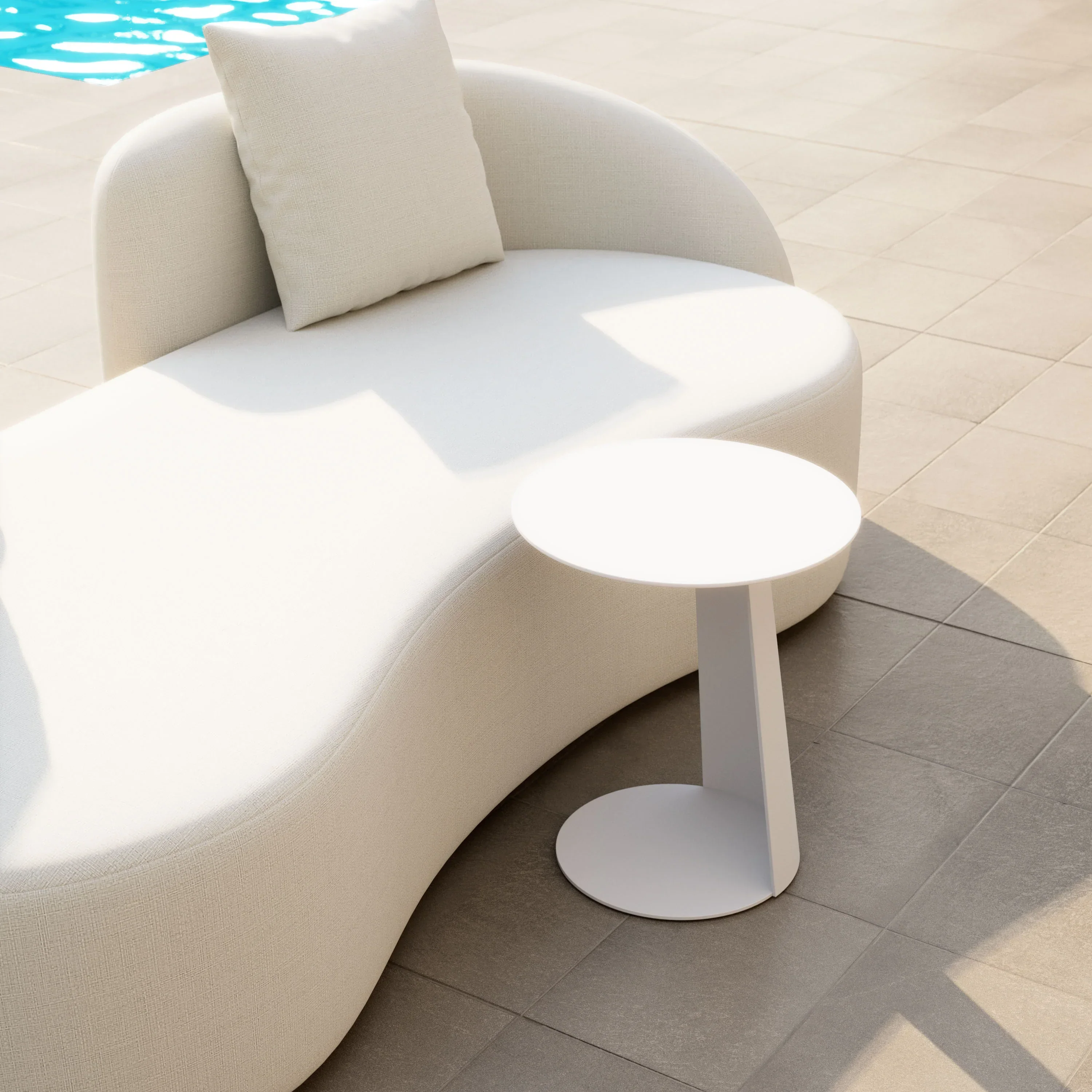 Sunny Isles Side Table White - Image 3