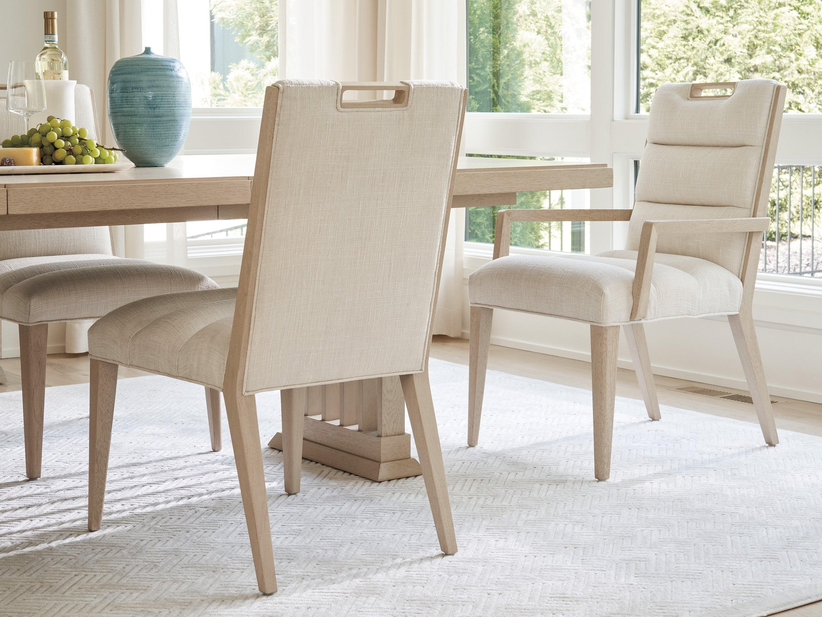Sunset Key Aiden Channeled Upholstered Side Chair - Set of 2 - Image 3