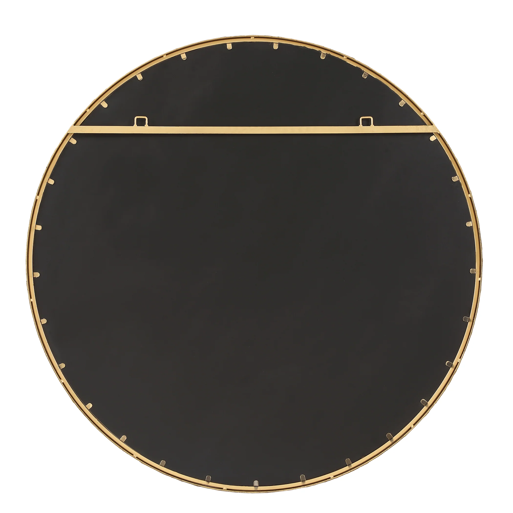Sutton Aged Gold Round Mirror - Image 6