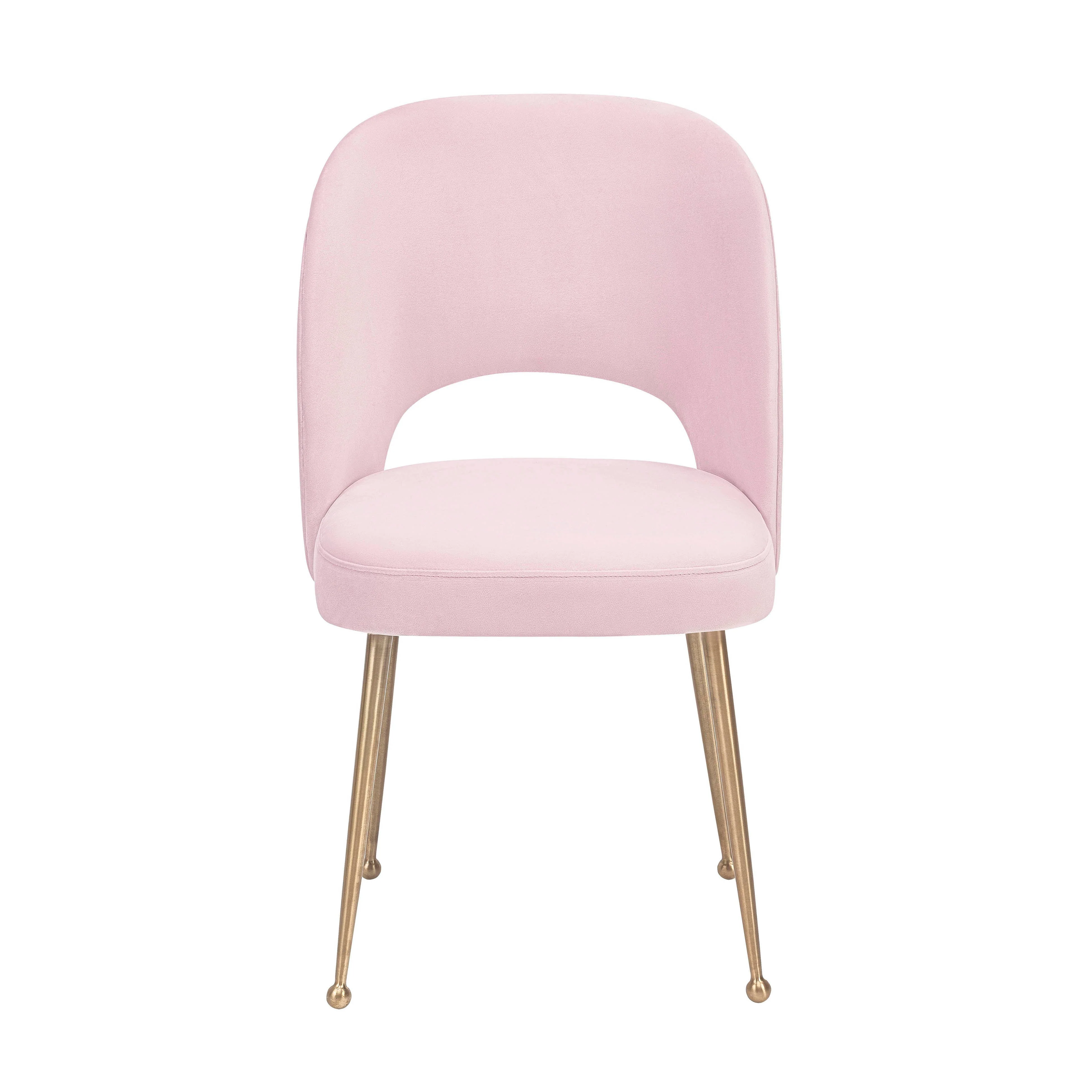 Swell Blush Velvet Chair - Image 3
