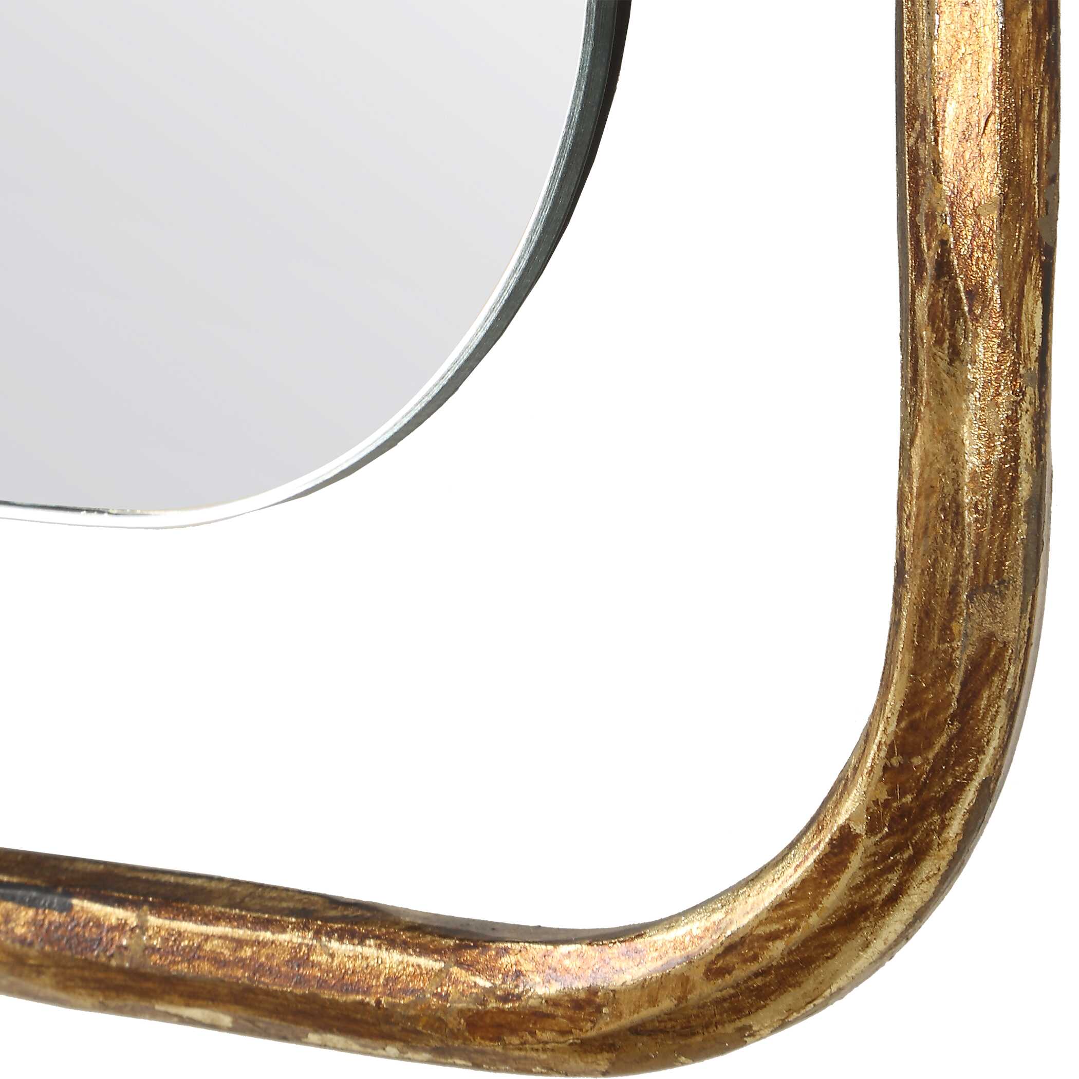 Tahoma Antiqued Gold Mirror - Image 5