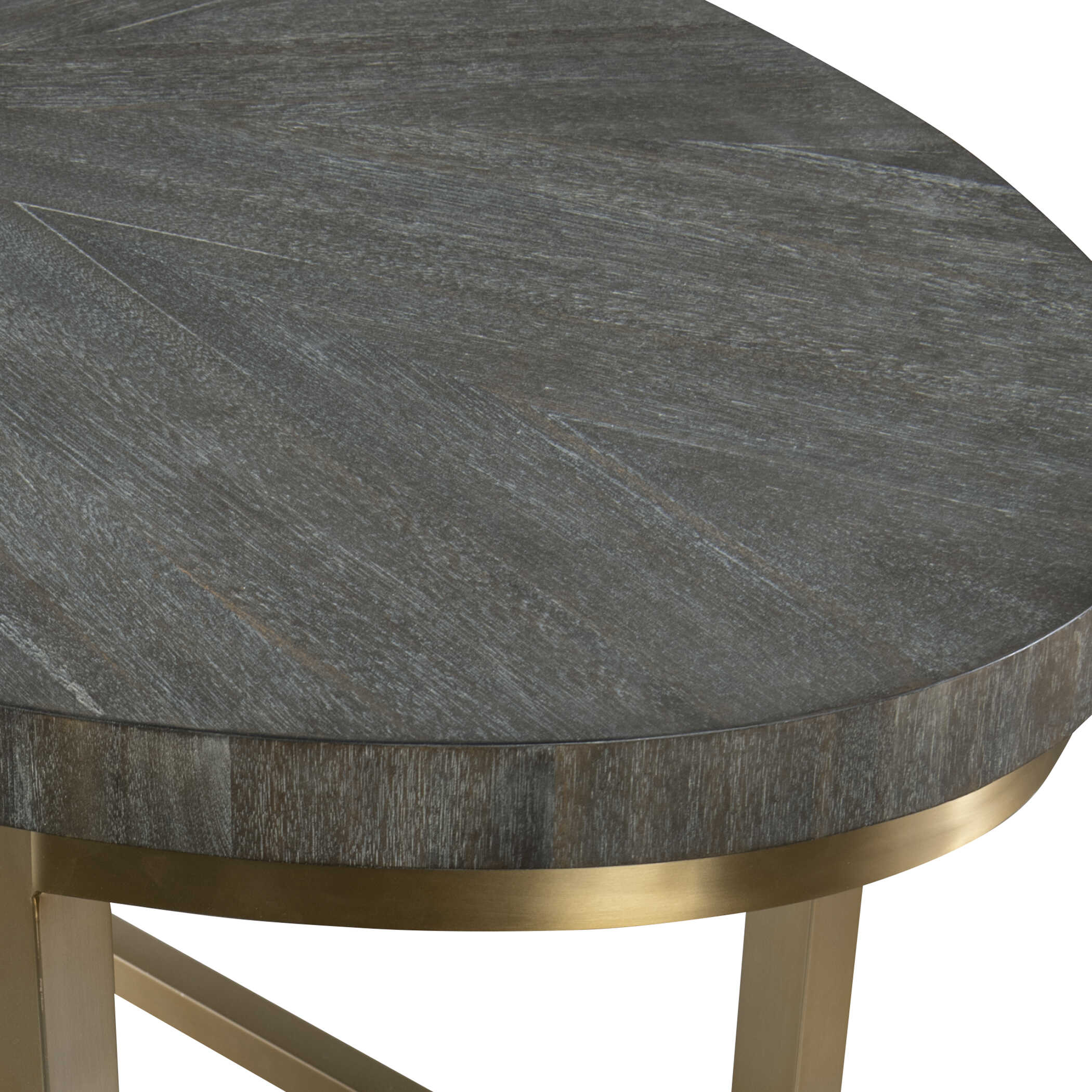 Taja Walnut Oval Desk - Image 3