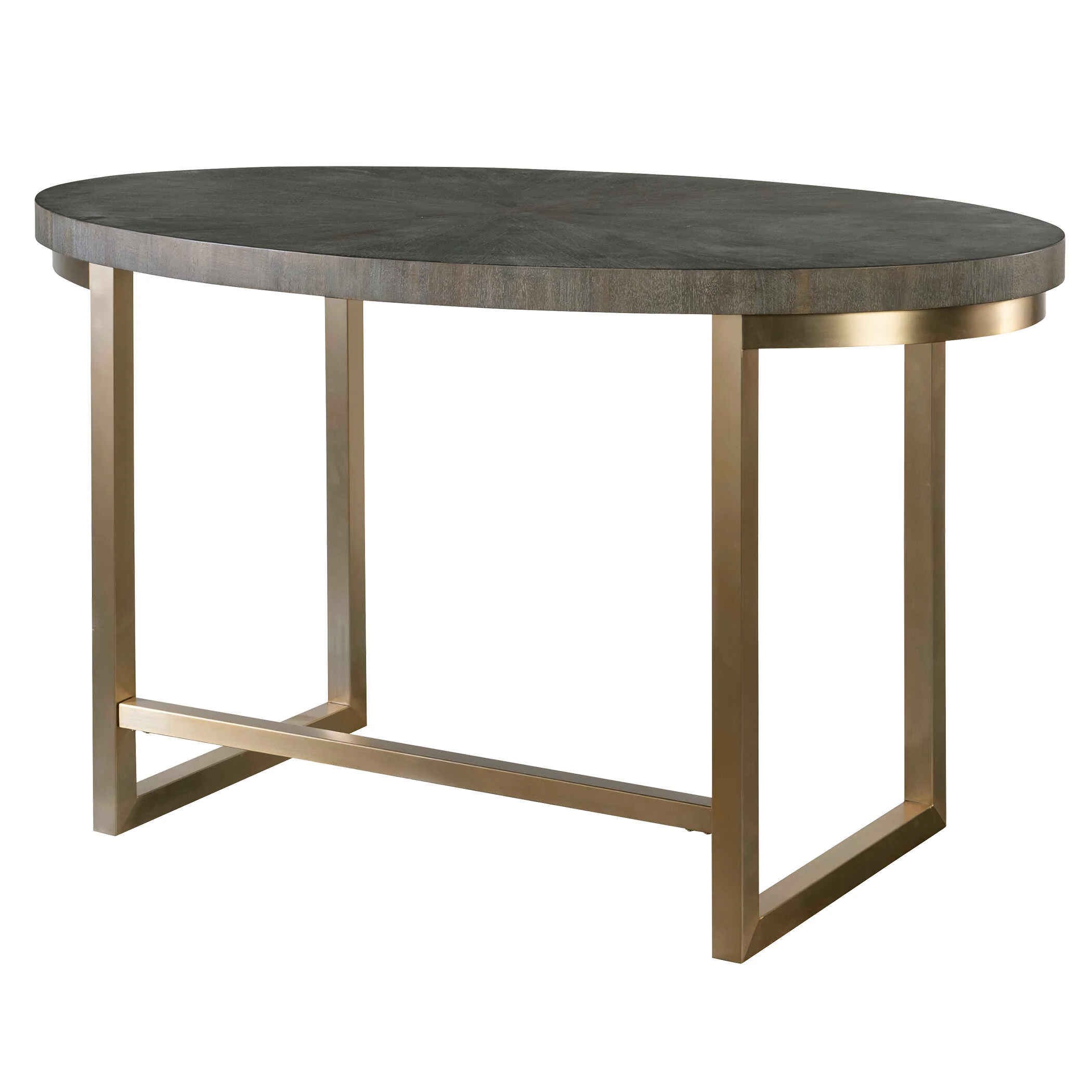 Taja Walnut Oval Desk - Image 4