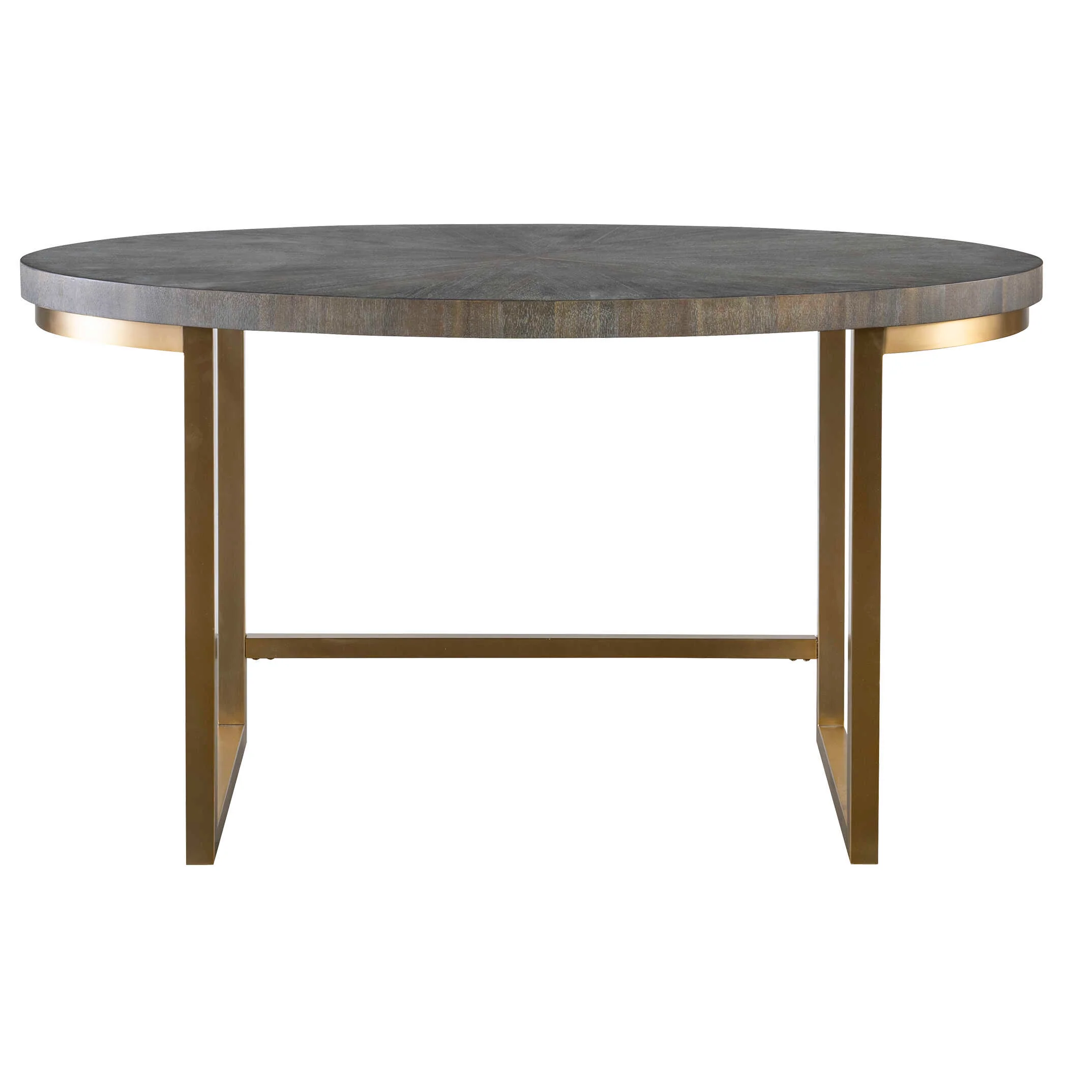Taja Walnut Oval Desk - Image 5