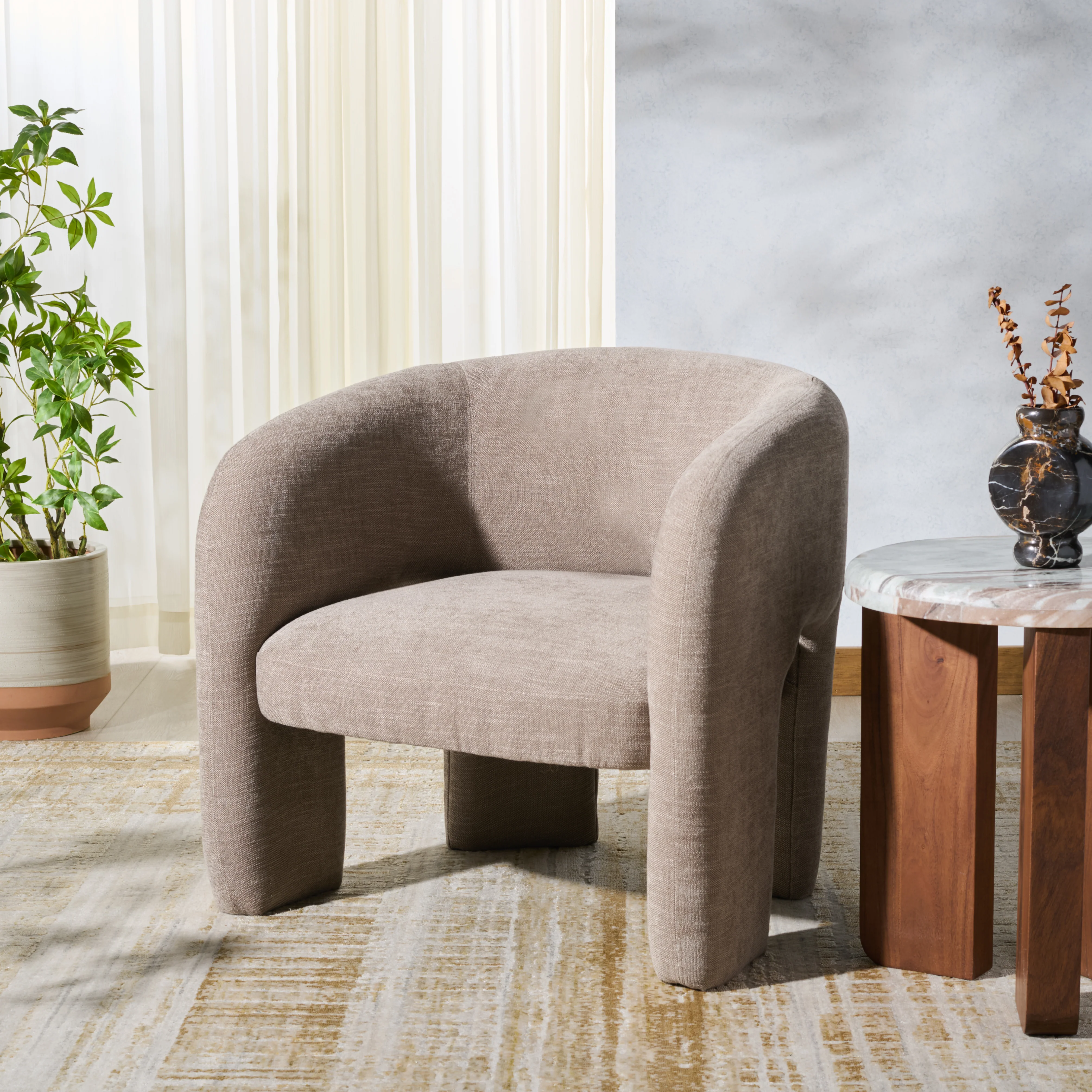 Tamlyn Performance Fabric Accent Chair - Image 15