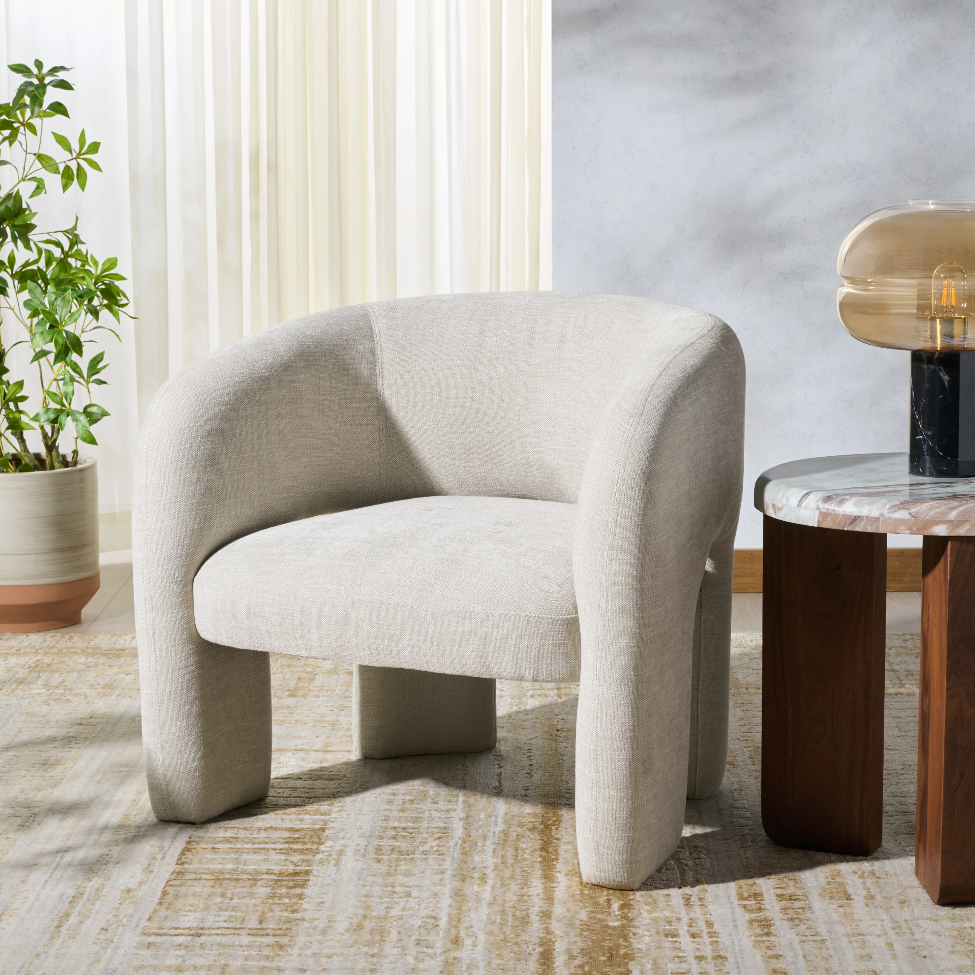 Tamlyn Performance Fabric Accent Chair - Image 2