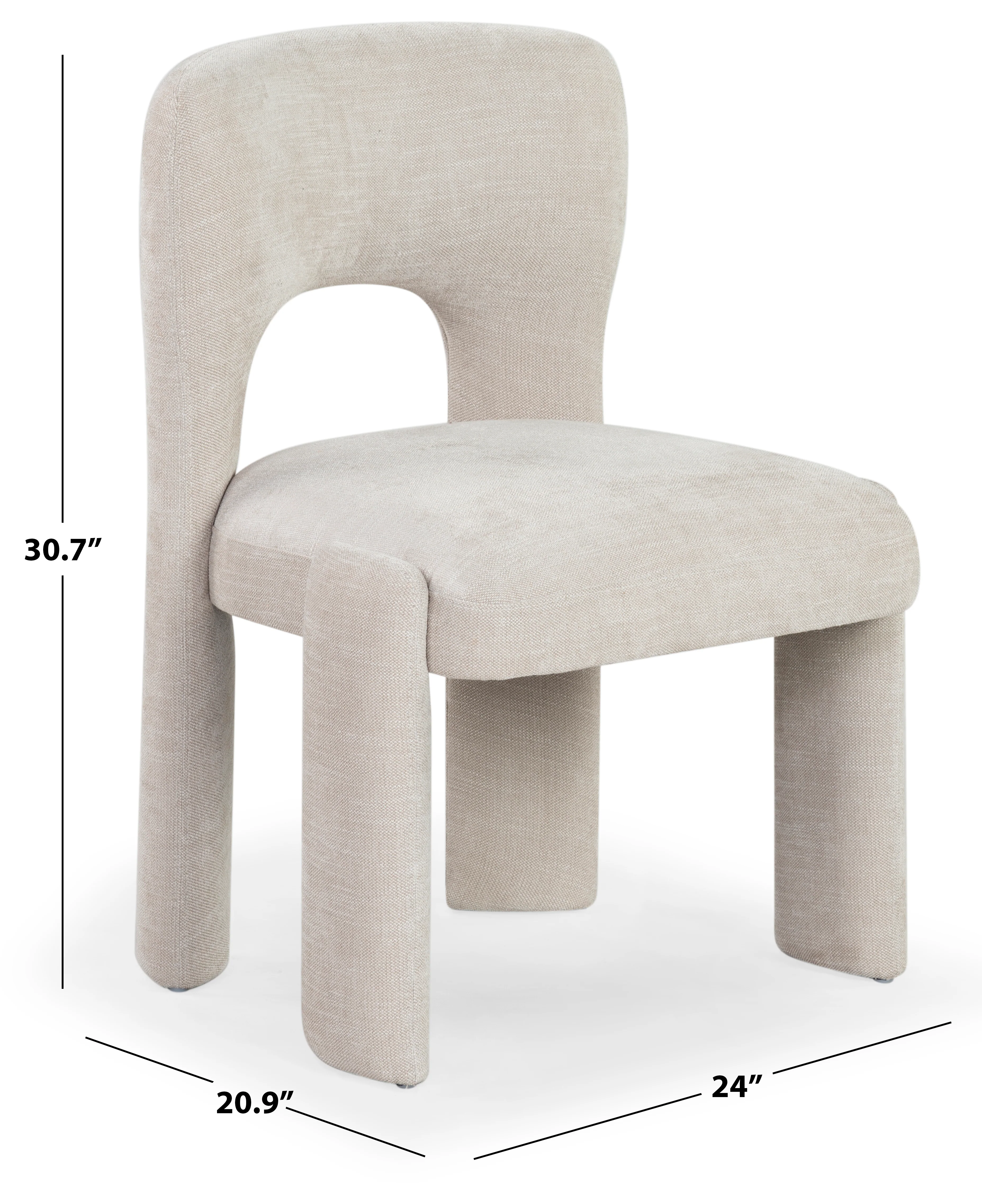 Tamlyn Performance Fabric Dining Chair - Image 6