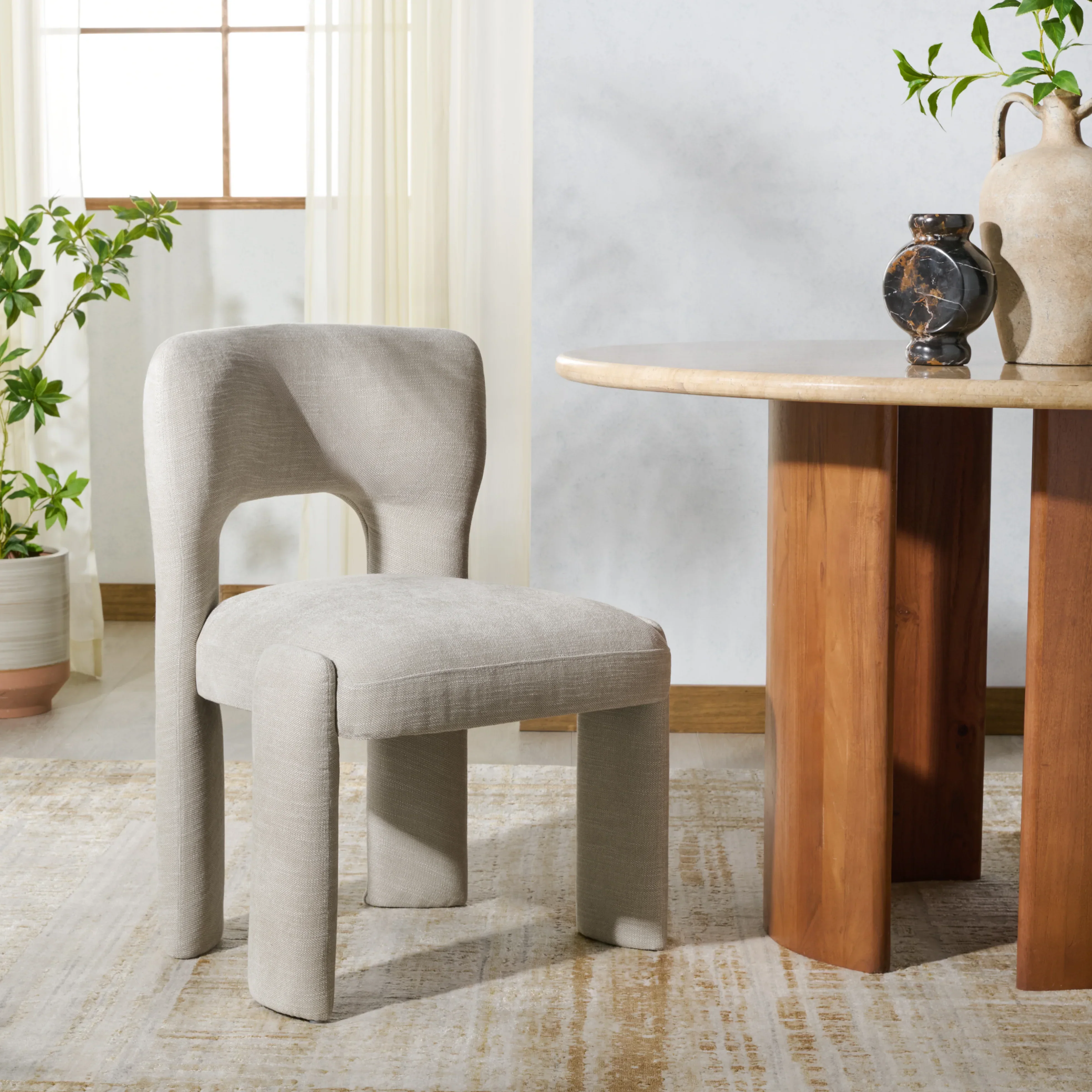 Tamlyn Performance Fabric Dining Chair - Image 8