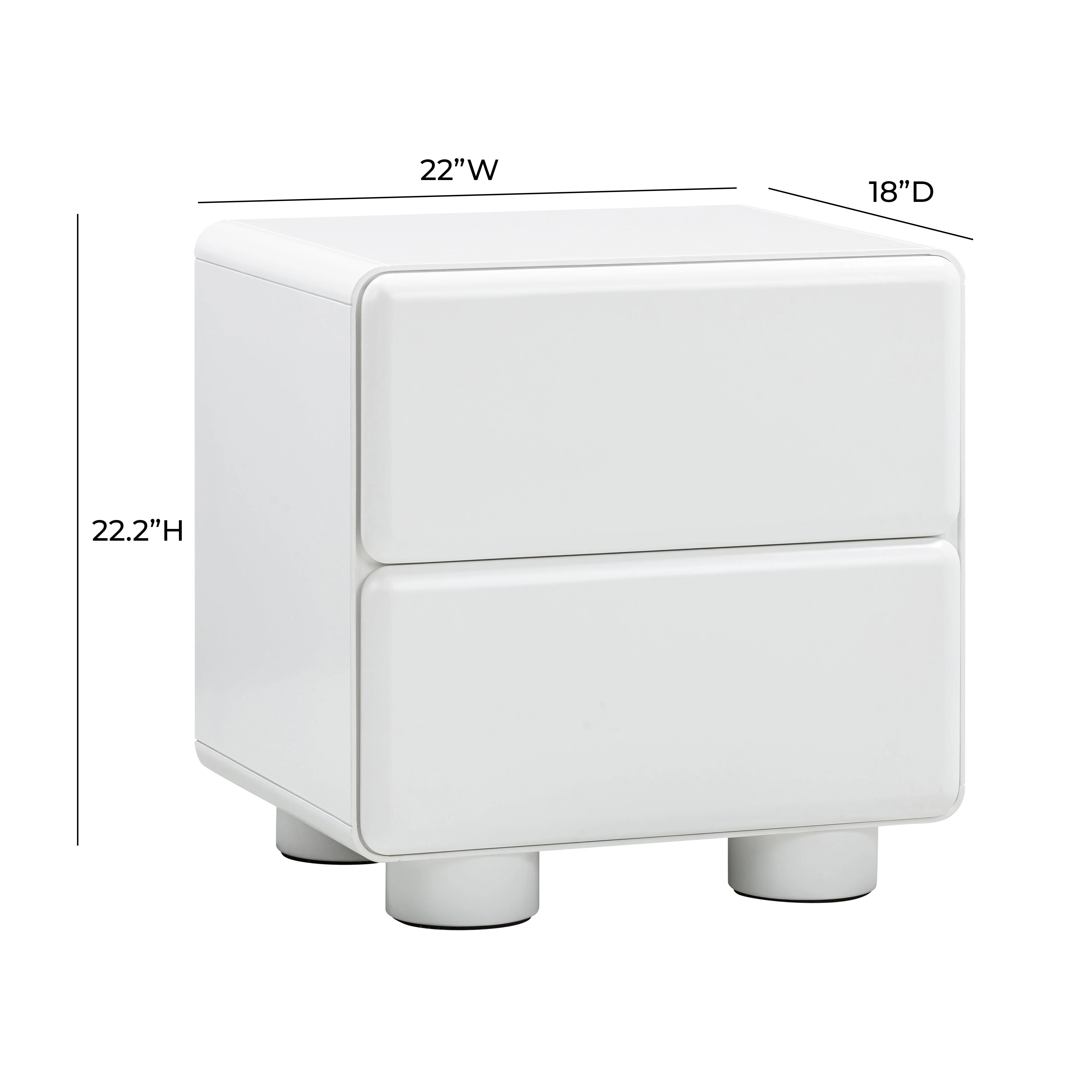 Tammy White Nightstand - Image 7