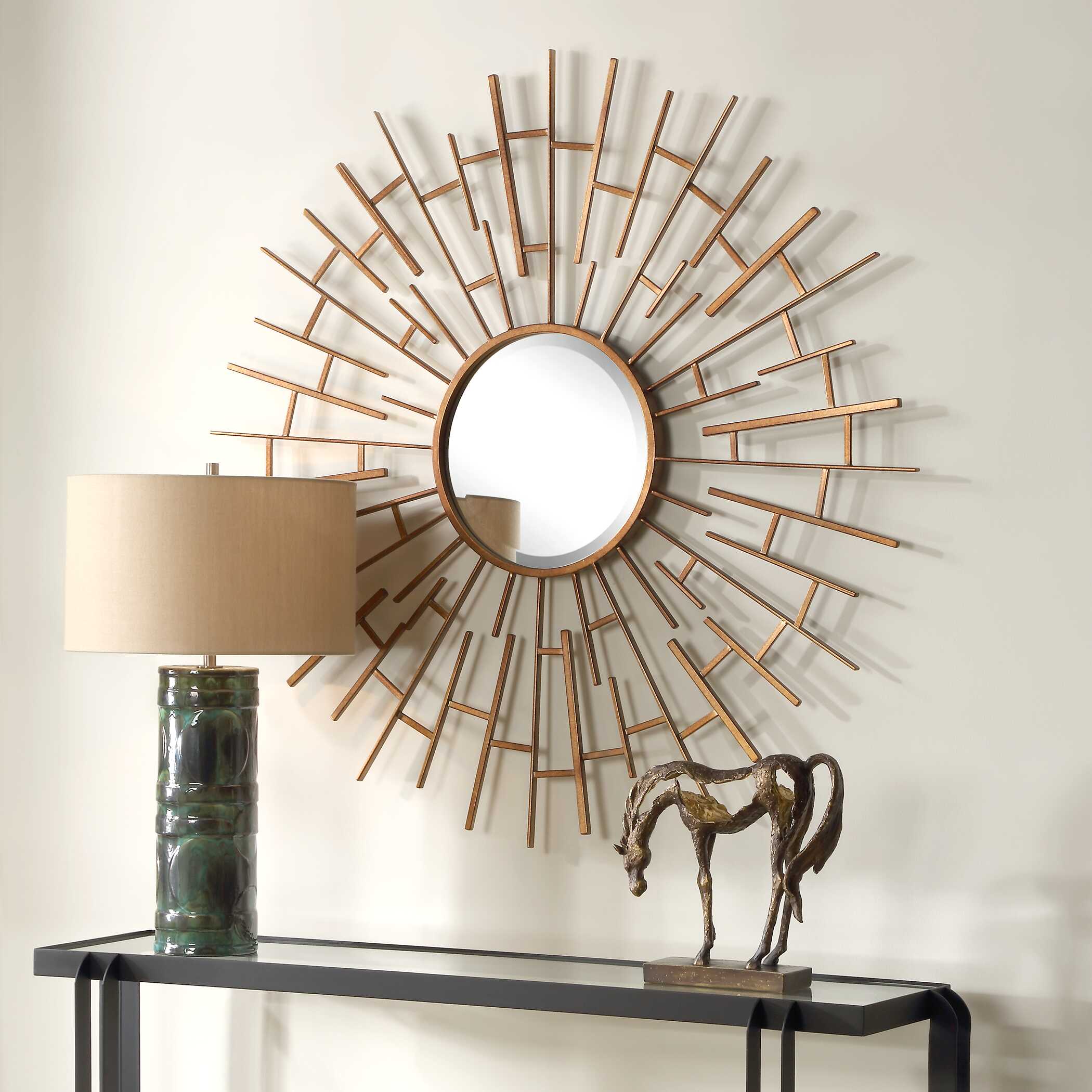 Tangled Bronze Round Mirror - Image 3