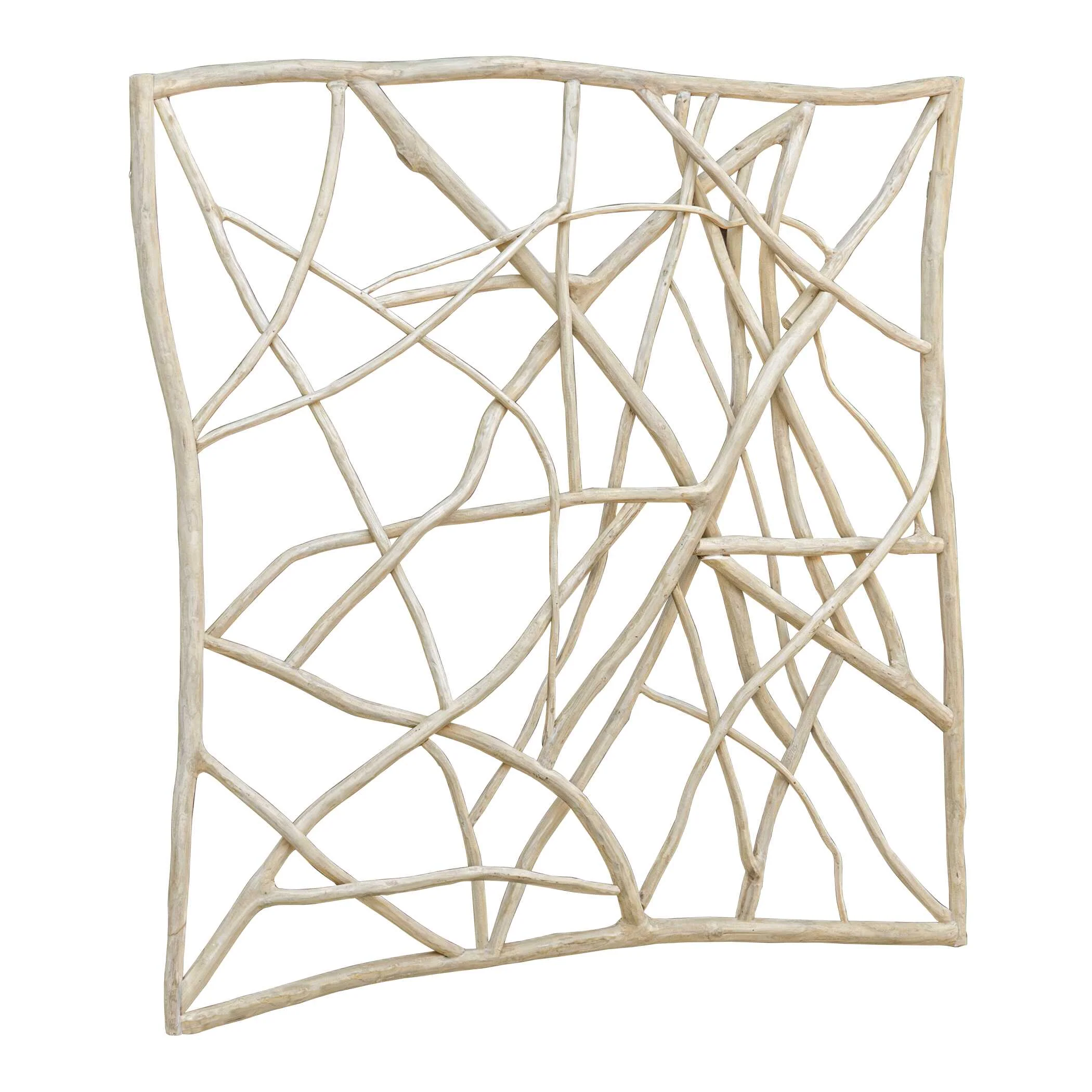 Tangled Up Outdoor Teak Wall Decor - Image 4