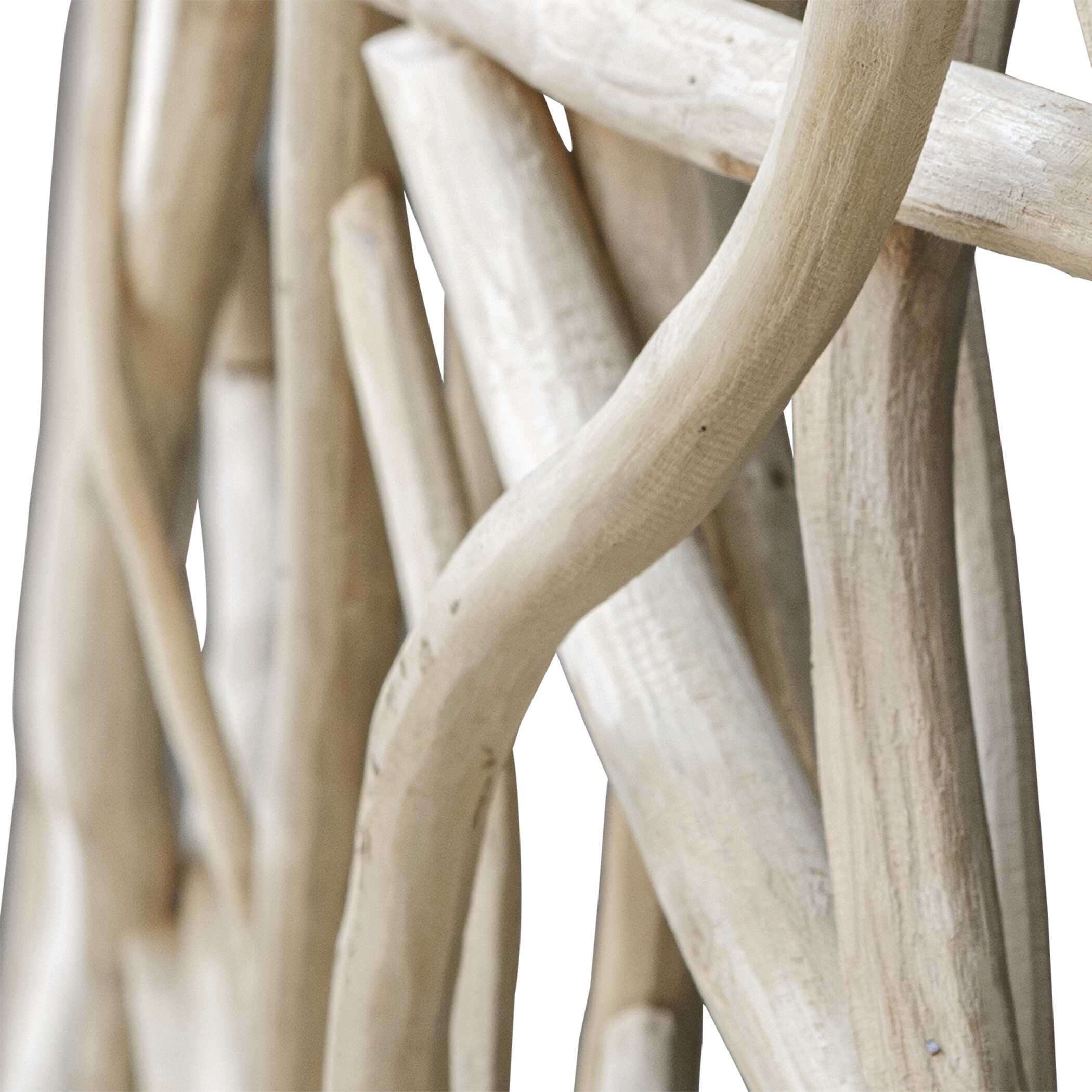 Tangled Up Outdoor Teak Wall Decor - Image 5