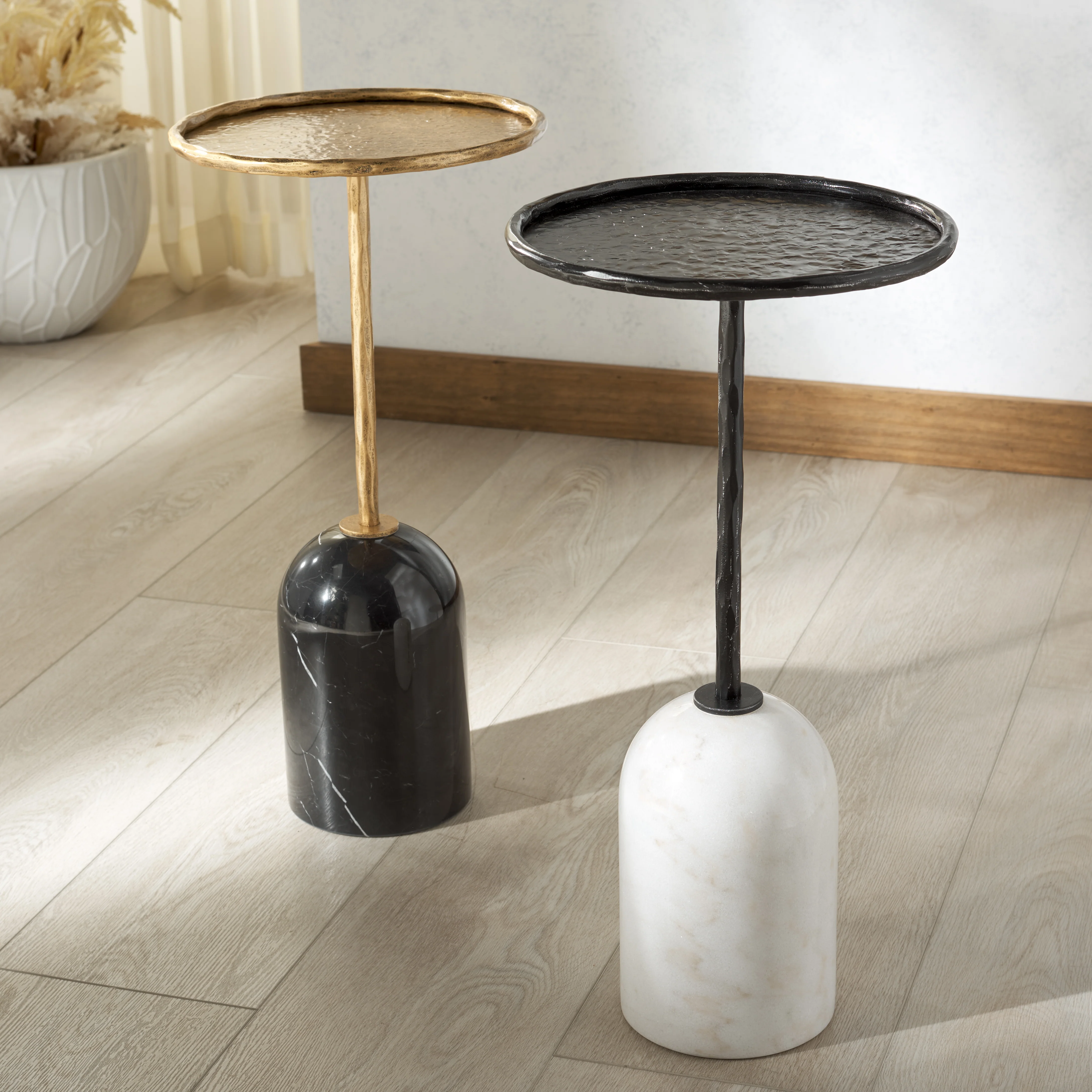 Tanyarose Metal And Marble Drink Table - Image 14