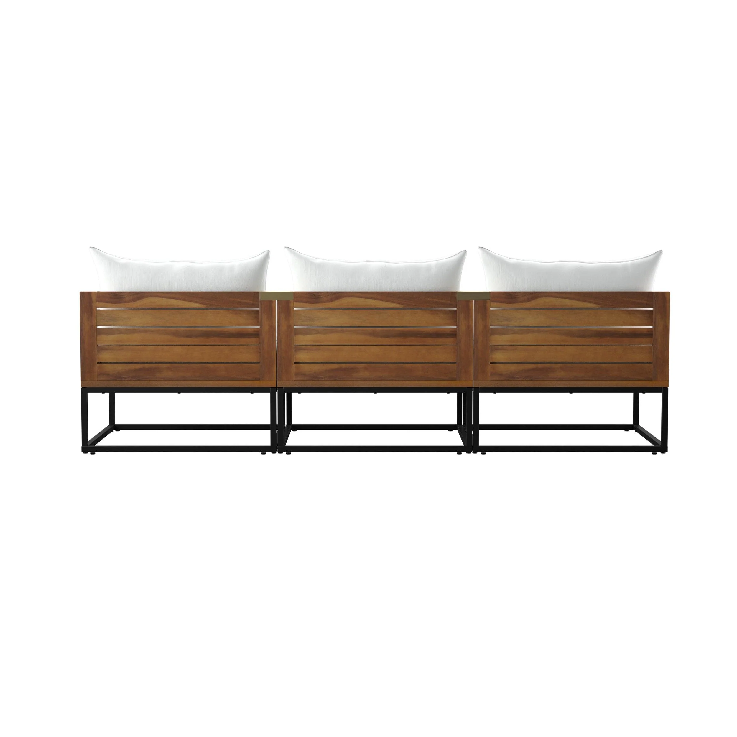 Taradale Outdoor Coffee Table and Modular Sofa Set – 2pc - Image 6