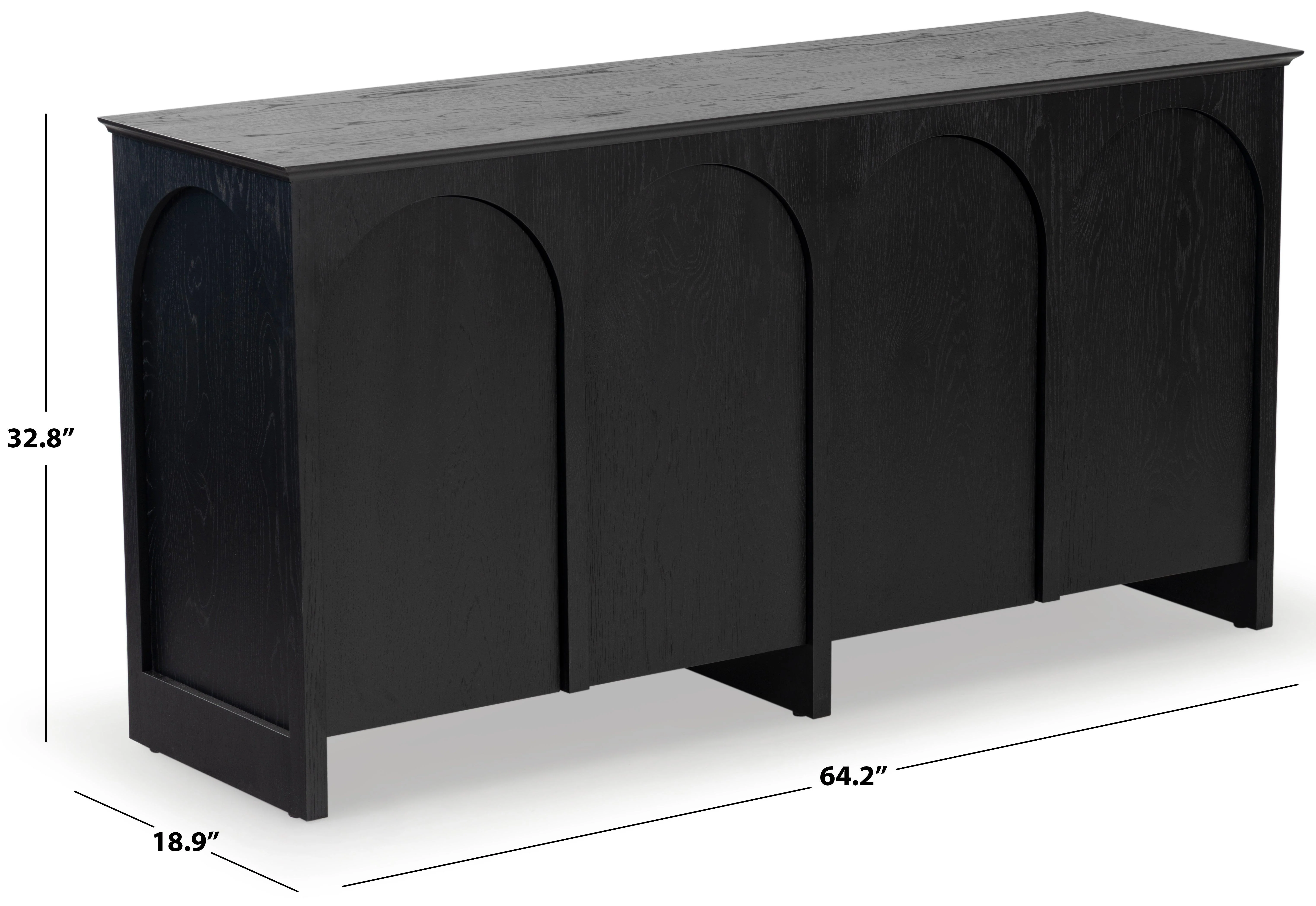 Tashalie 4 Door Wood Sideboard - Image 4