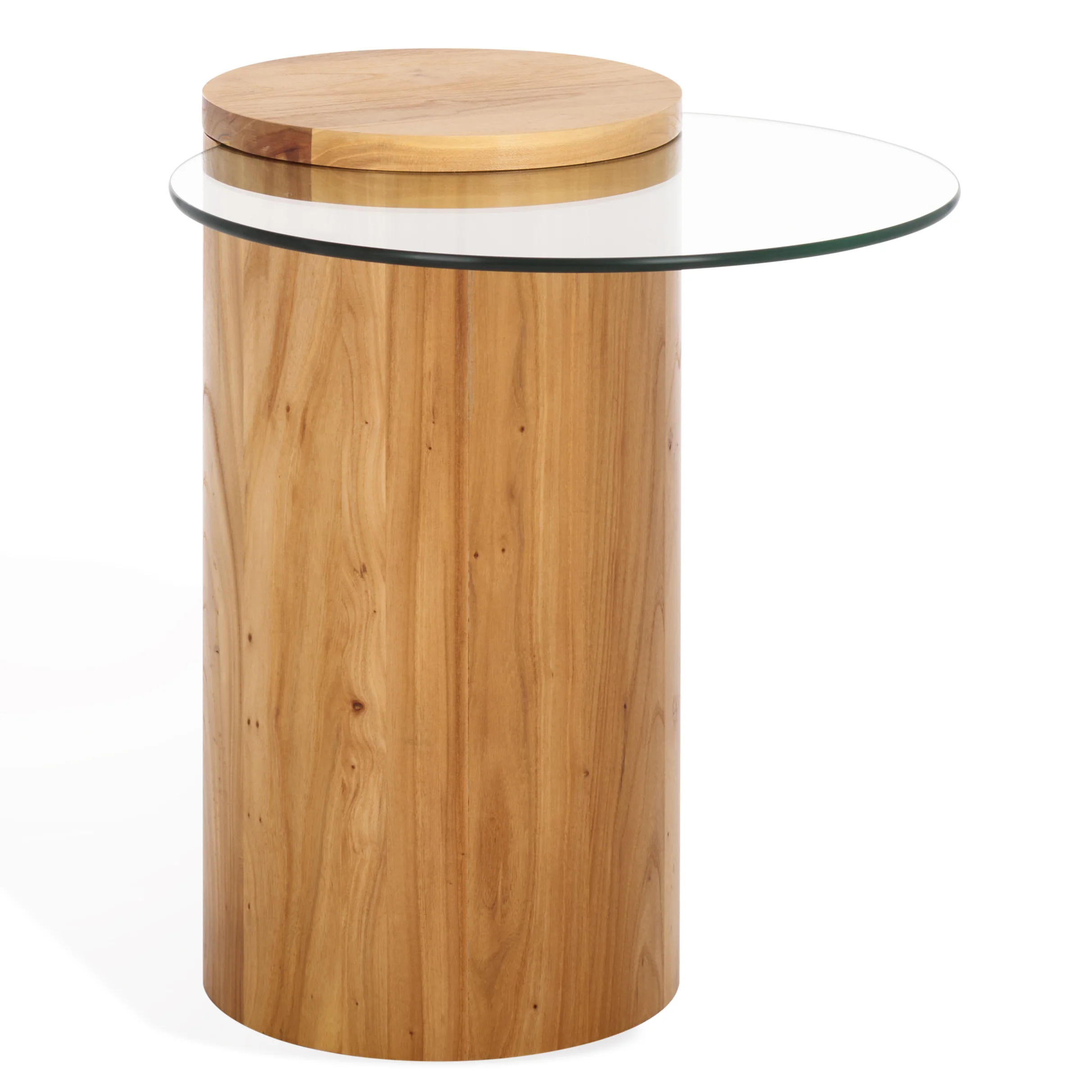 Tasharose Wood And Glass Accent Table - Image 3